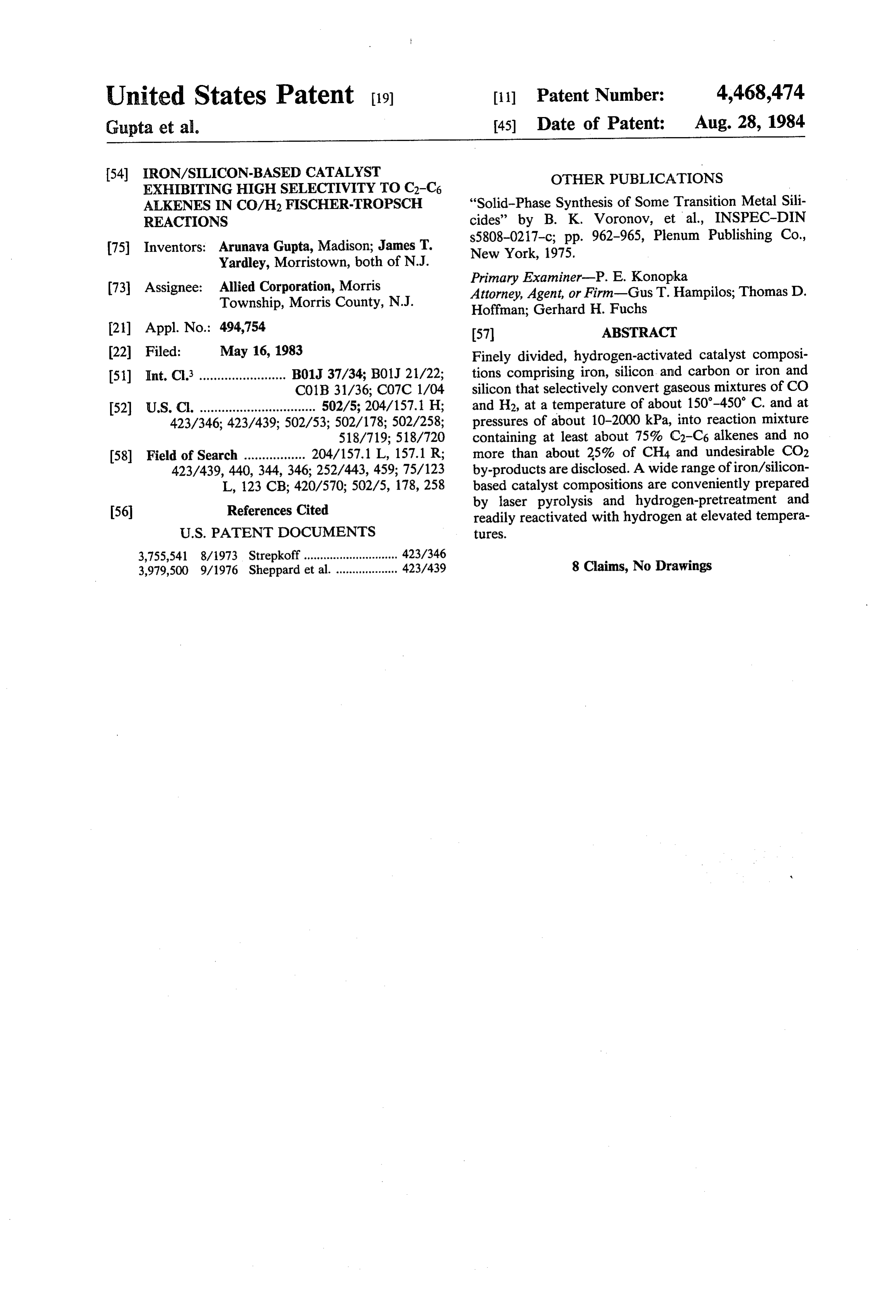 Page 1 of the original patent document