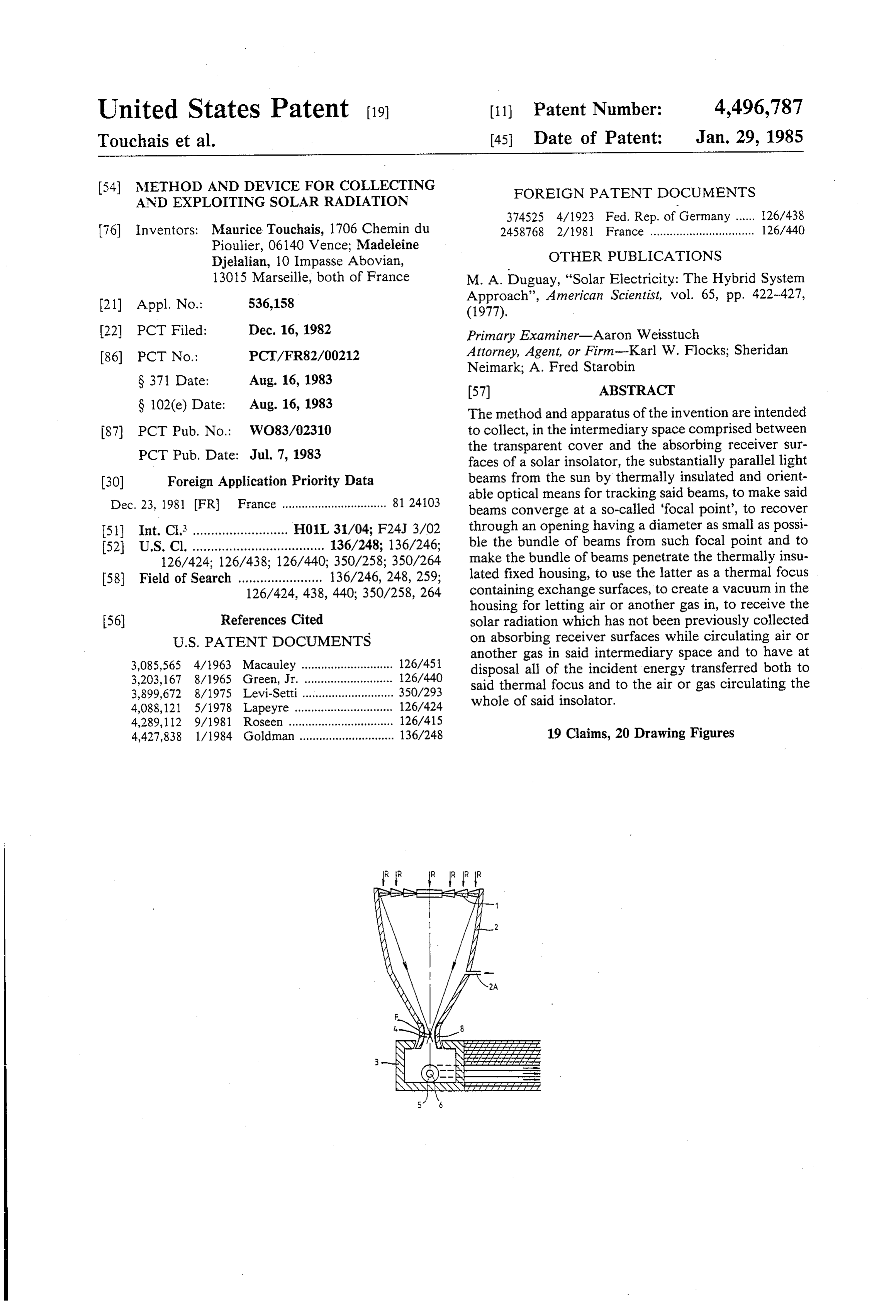 Page 1 of the original patent document