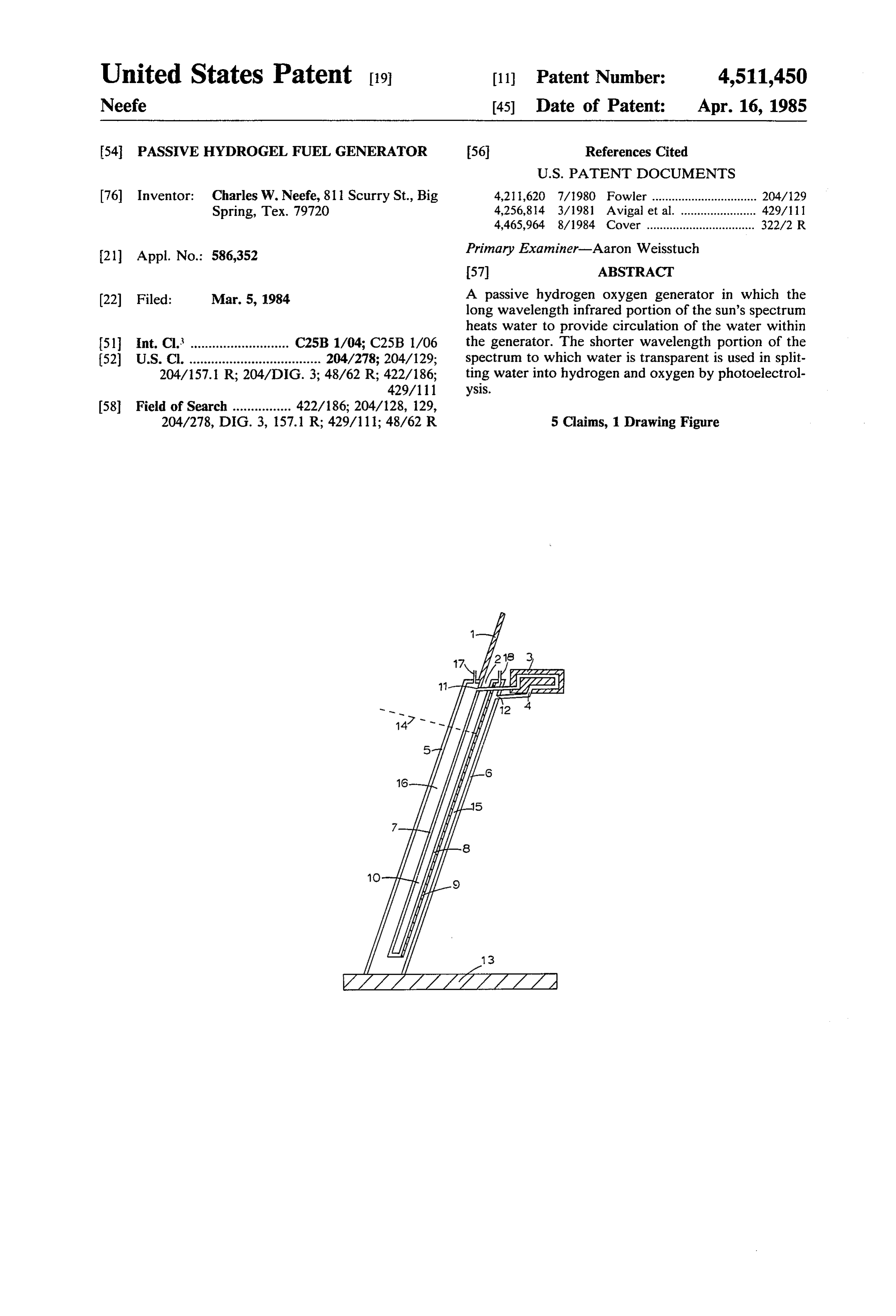 Page 1 of the original patent document