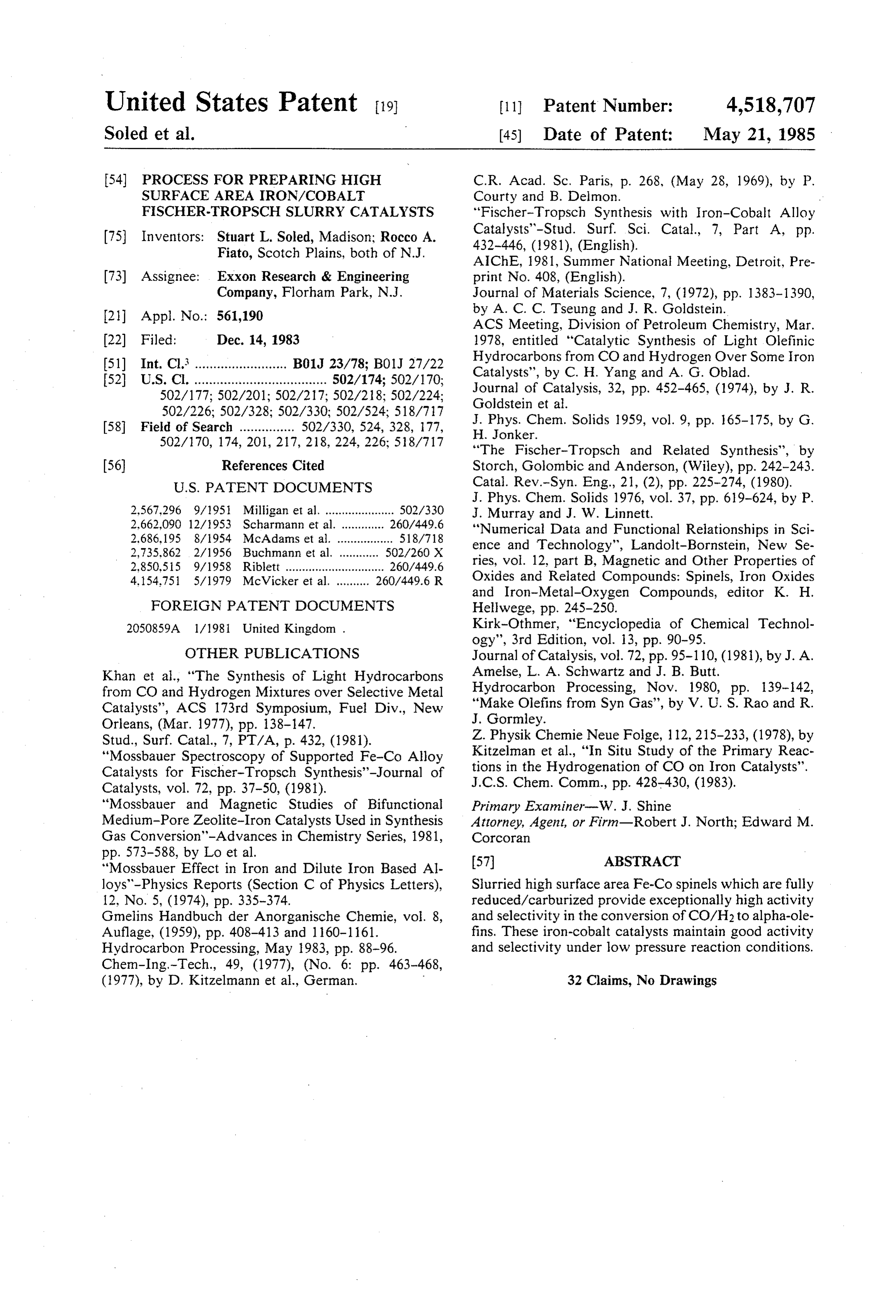 Page 1 of the original patent document