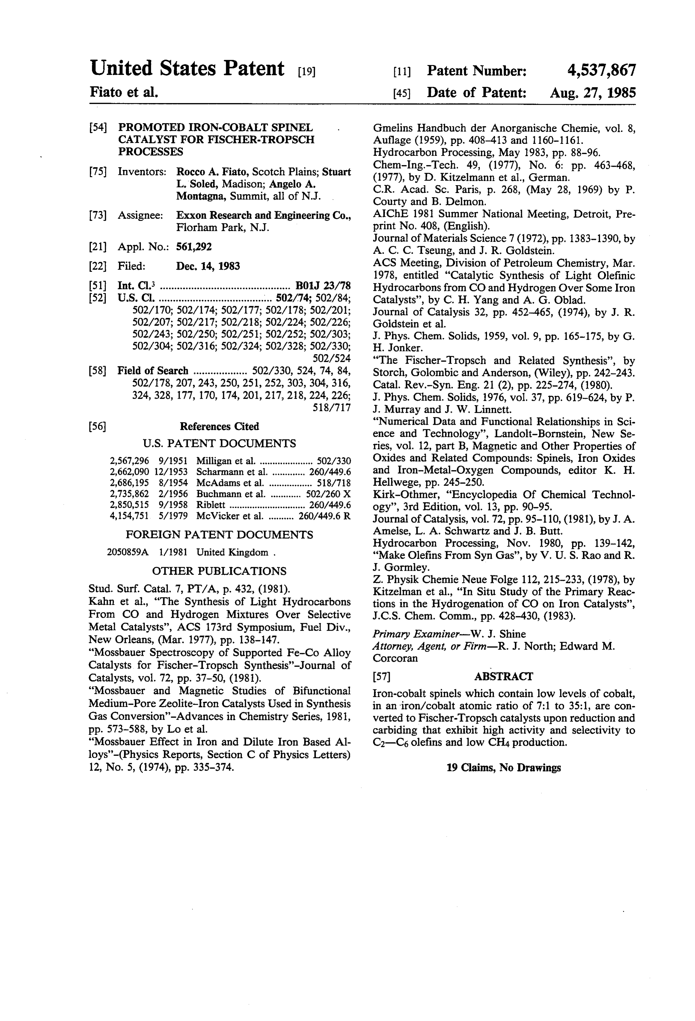 Page 1 of the original patent document