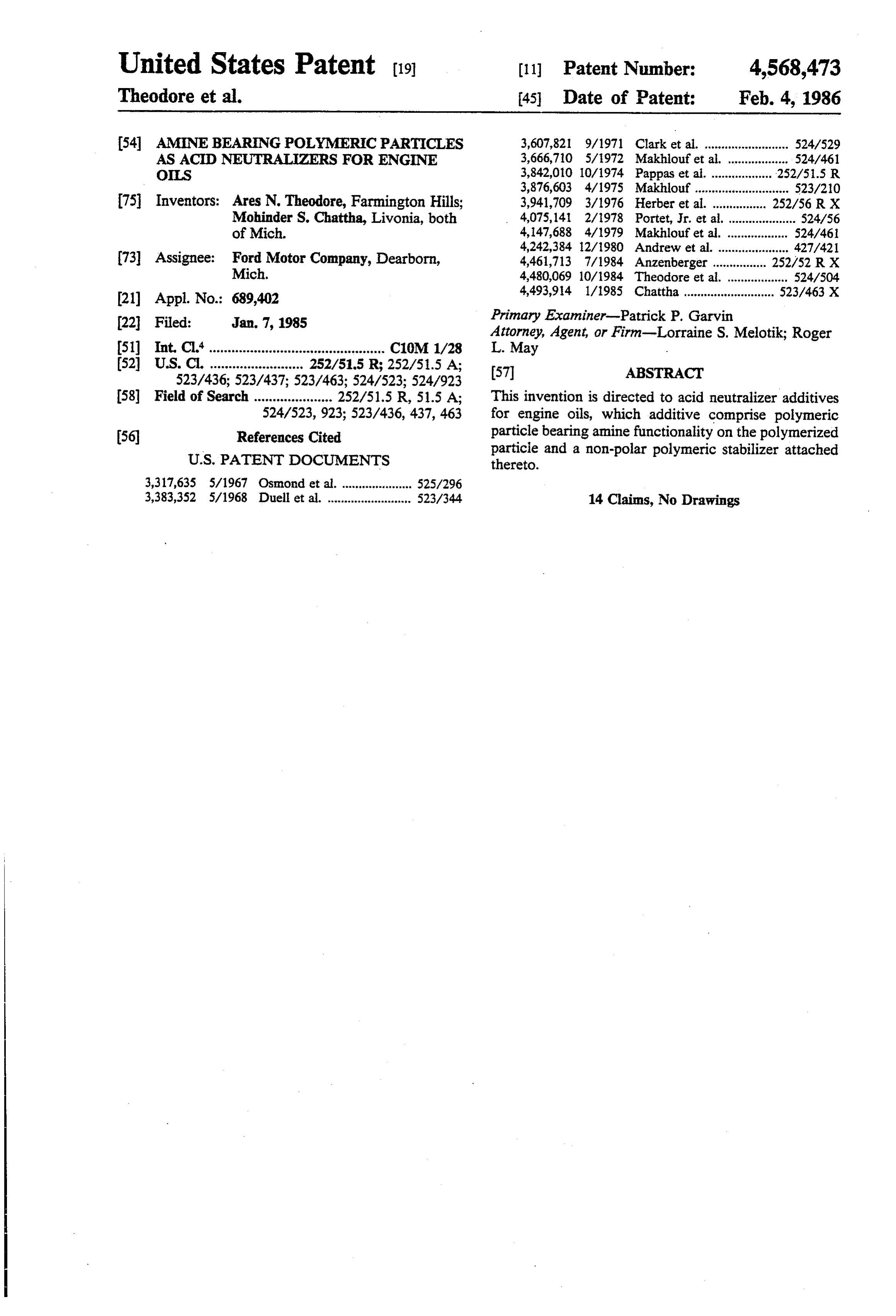 Page 1 of the original patent document
