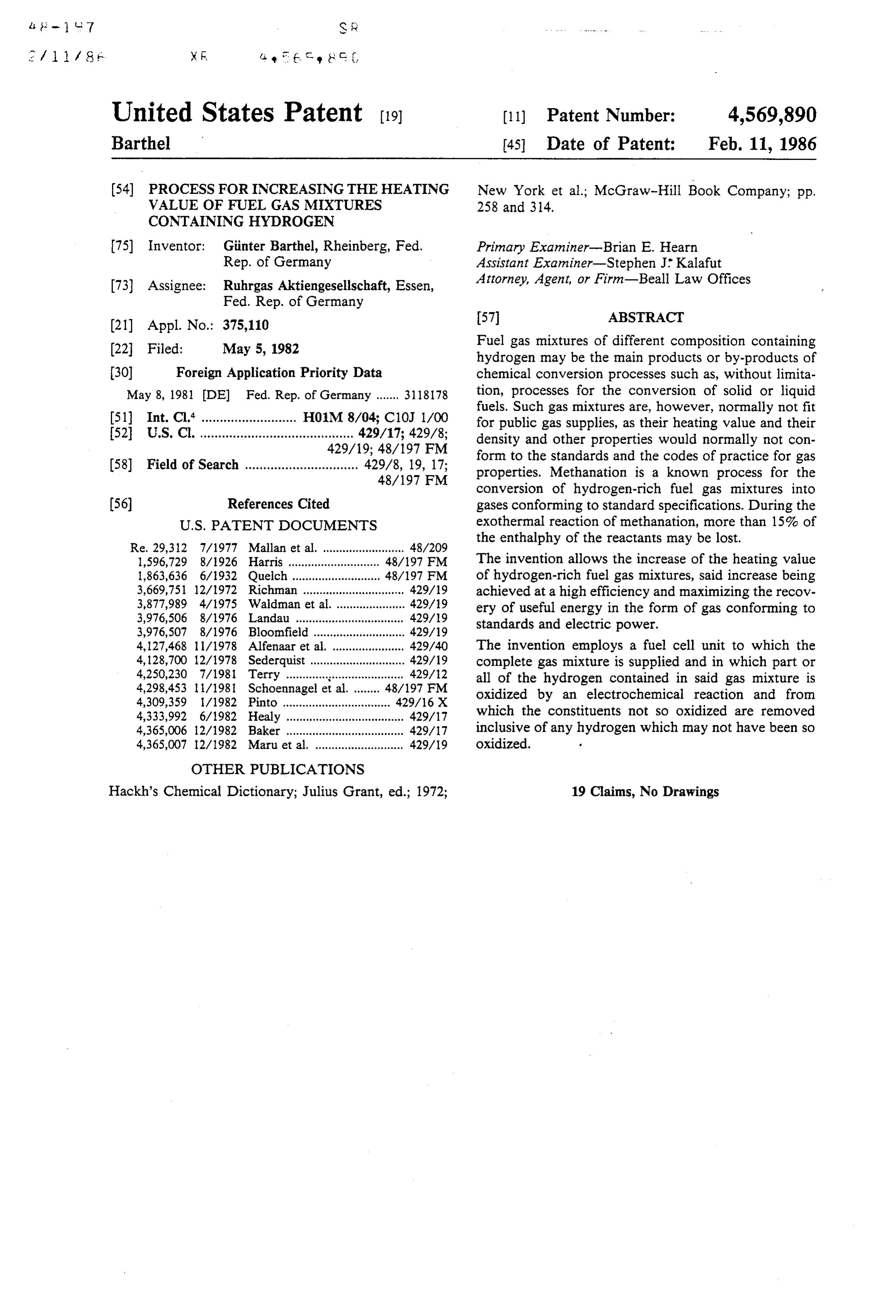 Page 1 of the original patent document