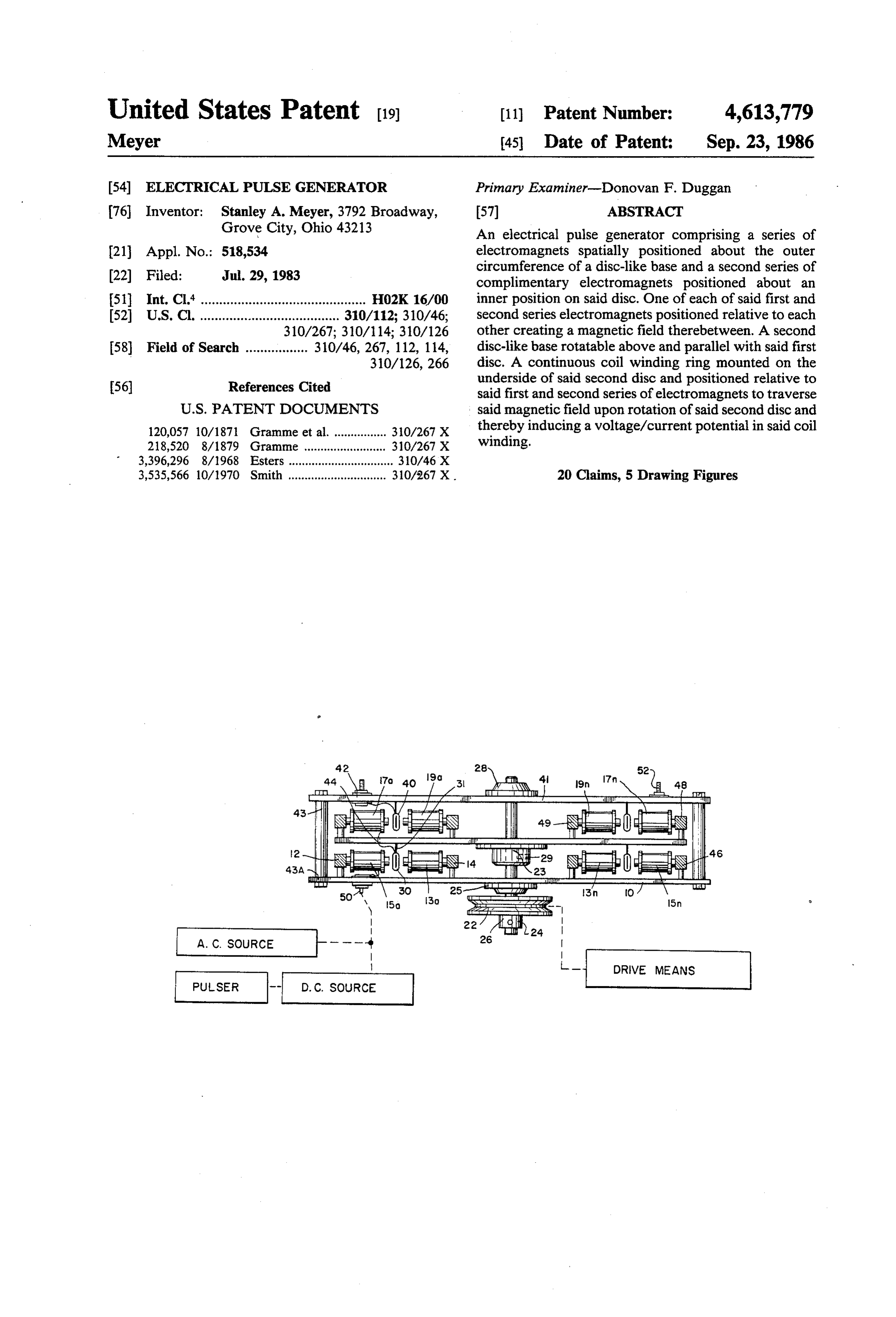 Page 1 of the original patent document