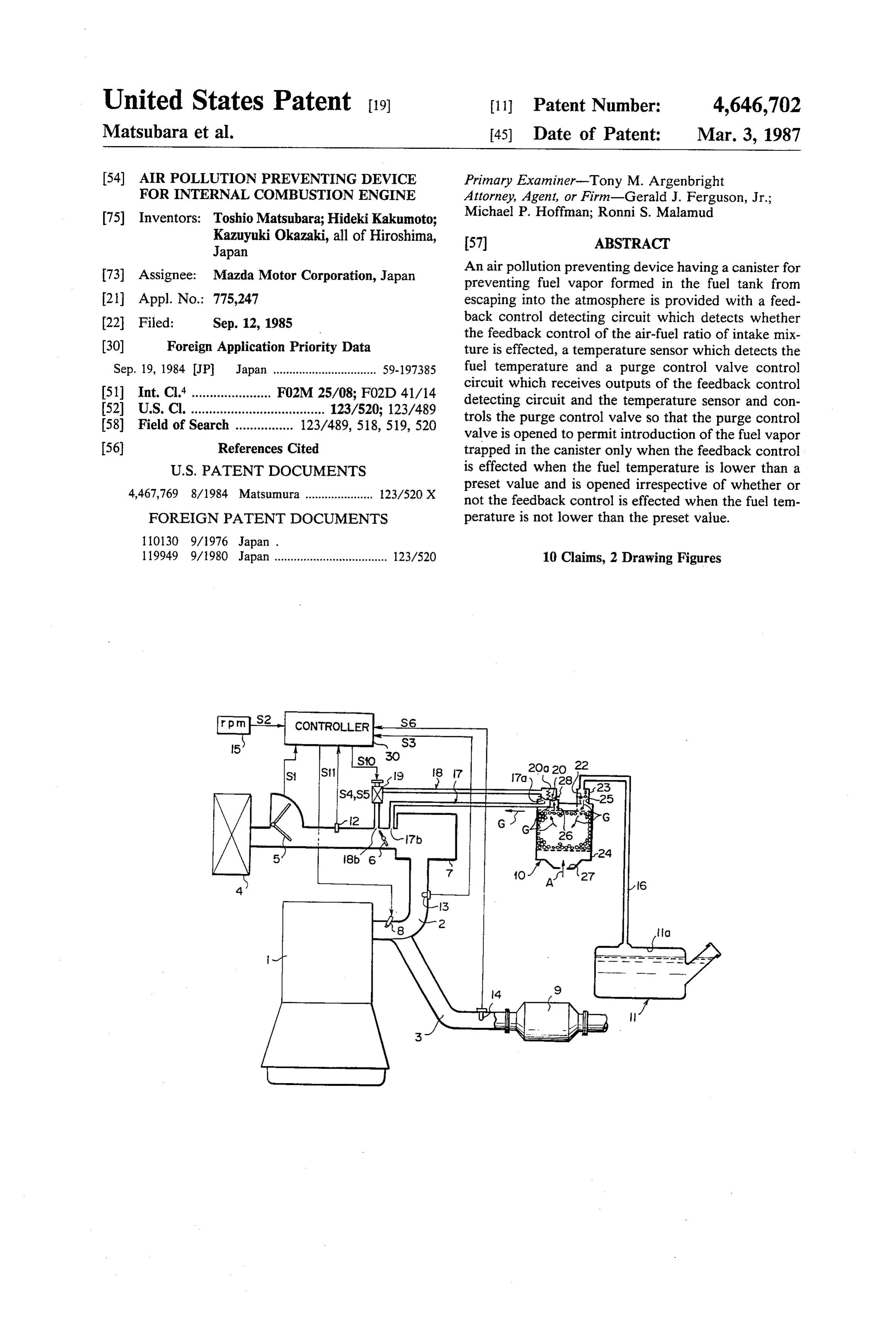 Page 1 of the original patent document