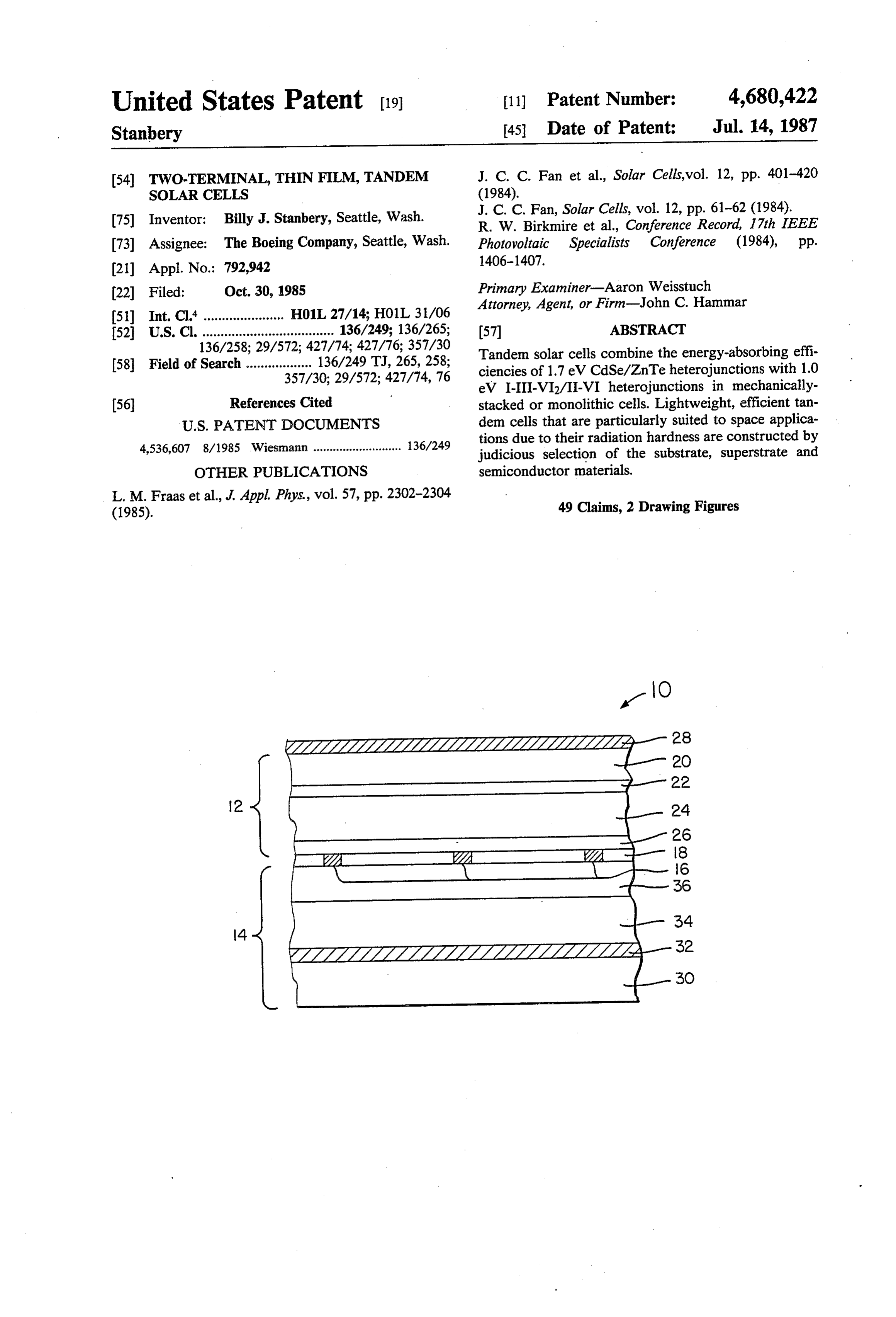 Page 1 of the original patent document