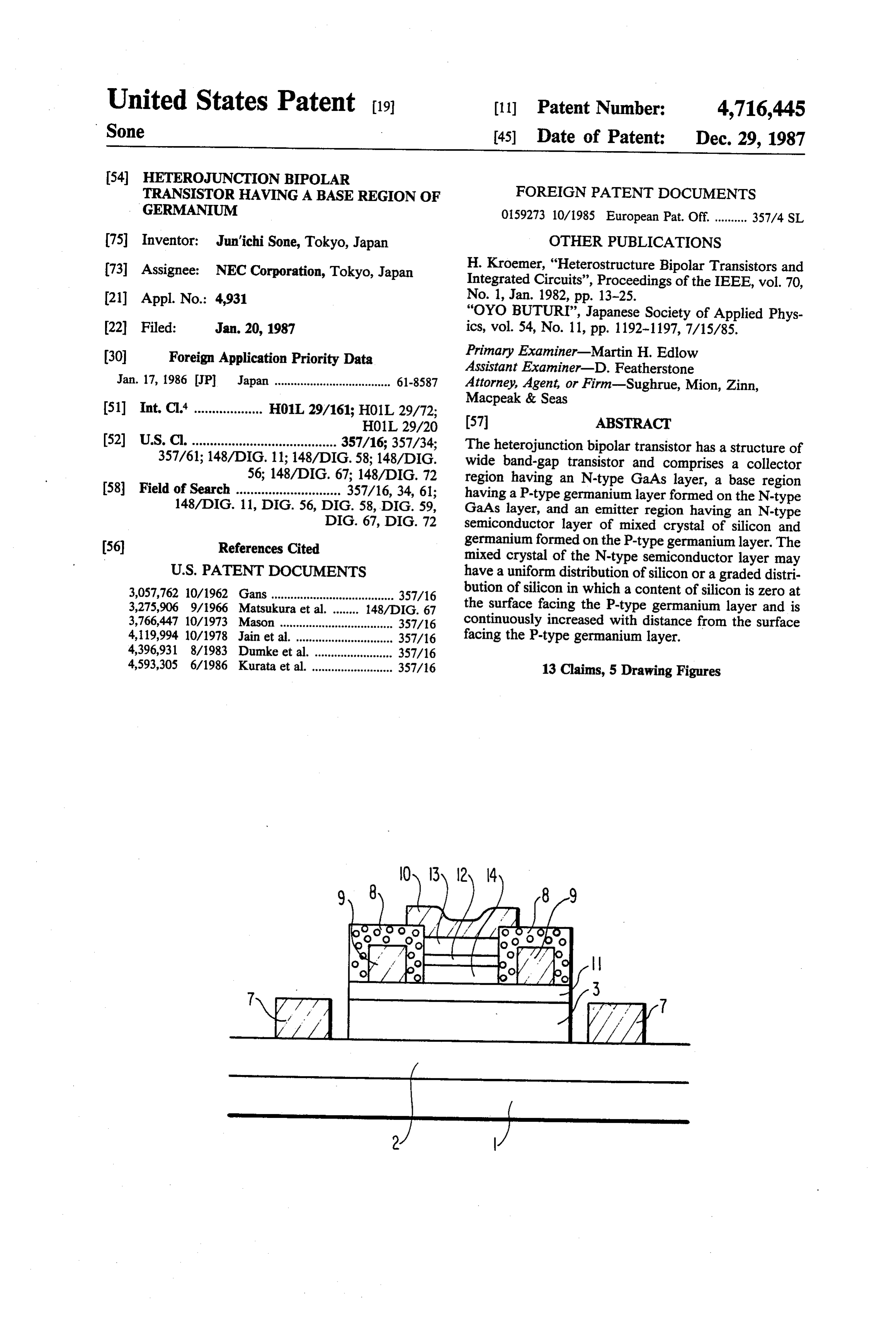 Page 1 of the original patent document