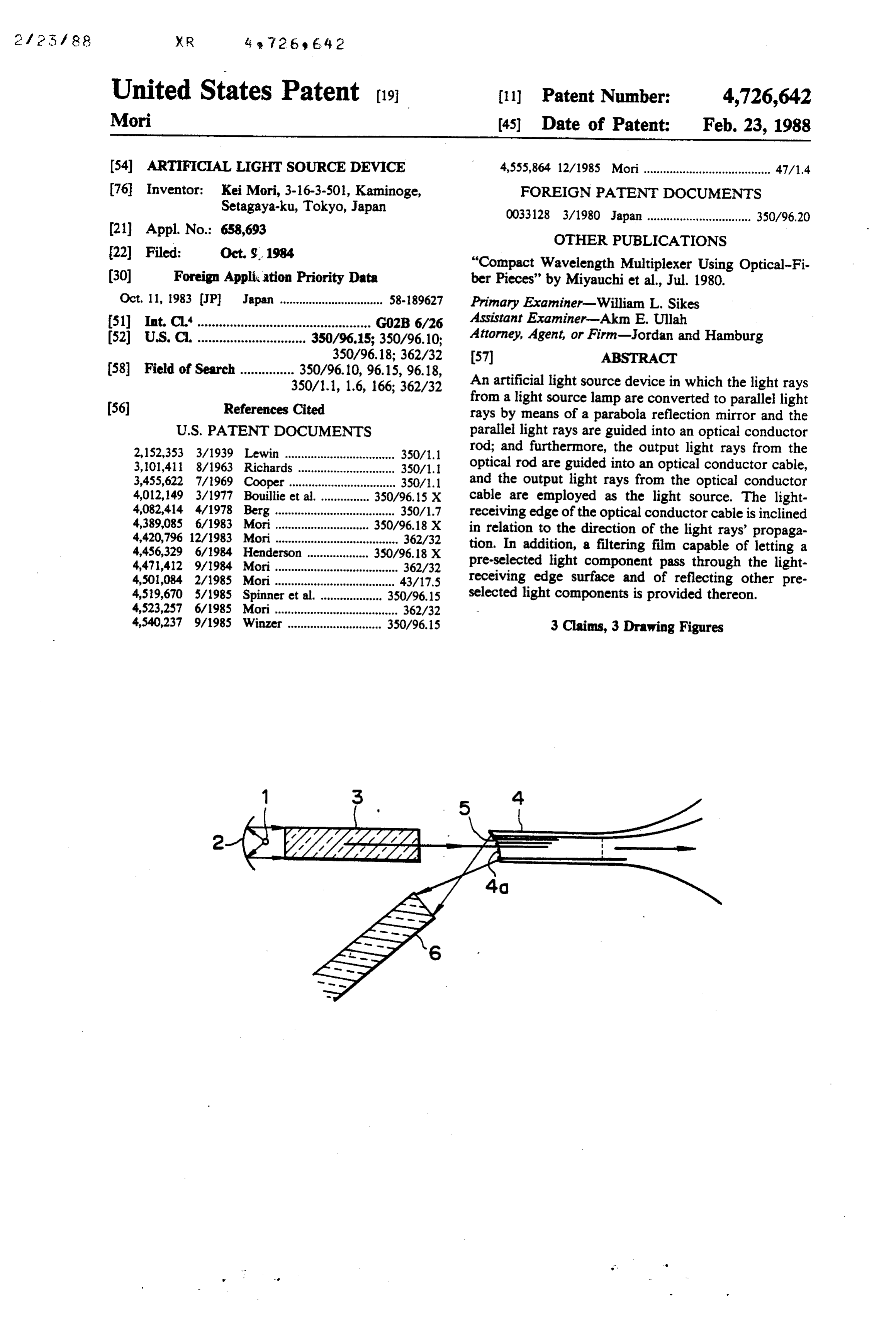 Page 1 of the original patent document