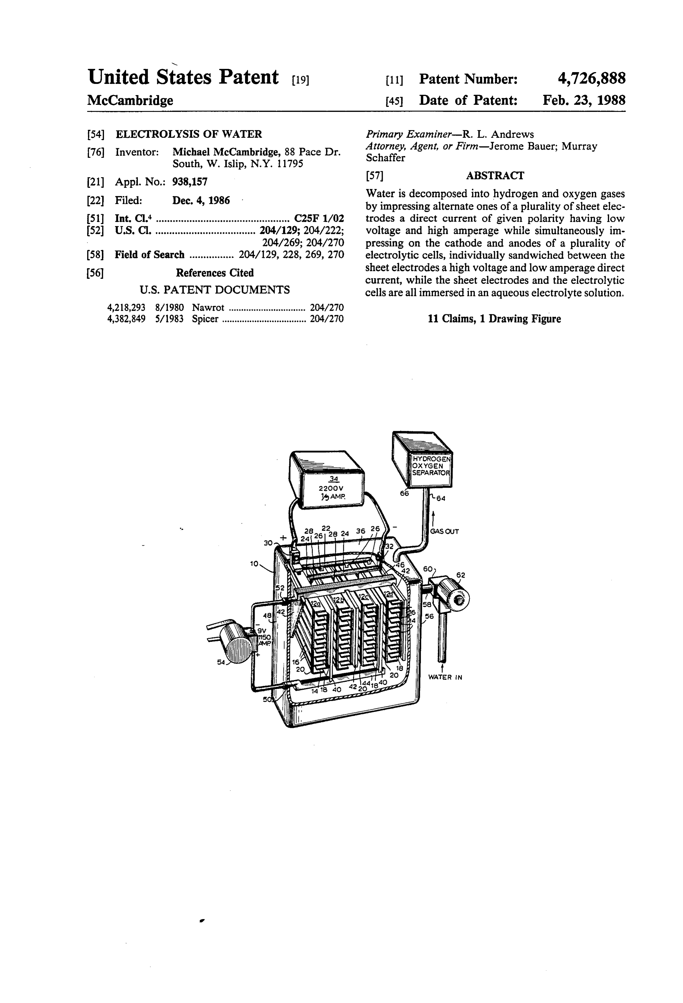 Page 1 of the original patent document
