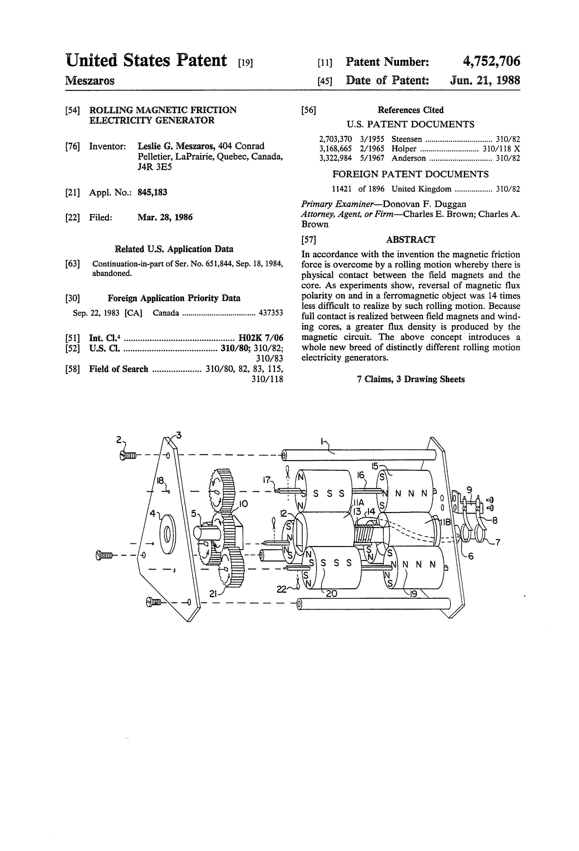 Page 1 of the original patent document