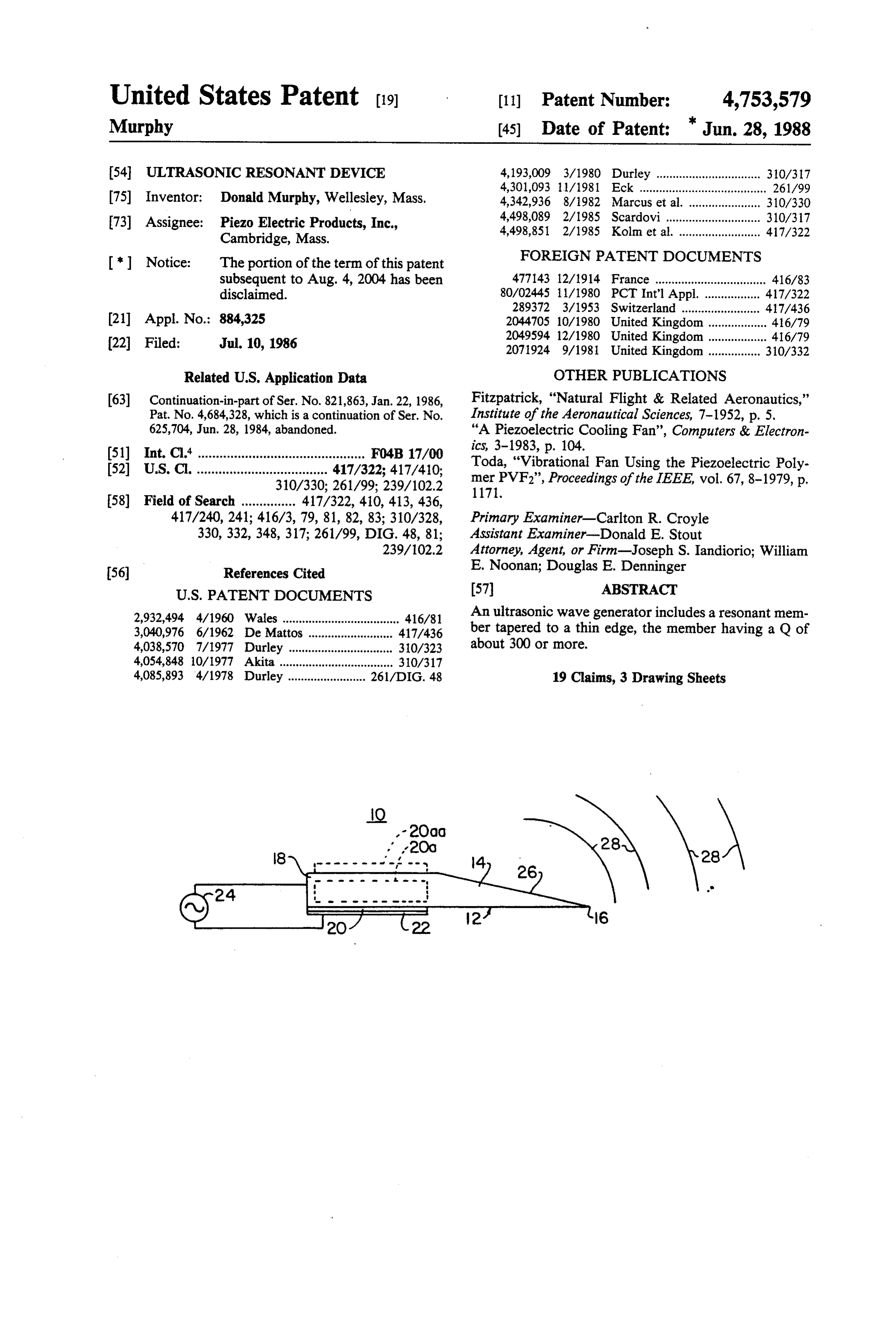 Page 1 of the original patent document