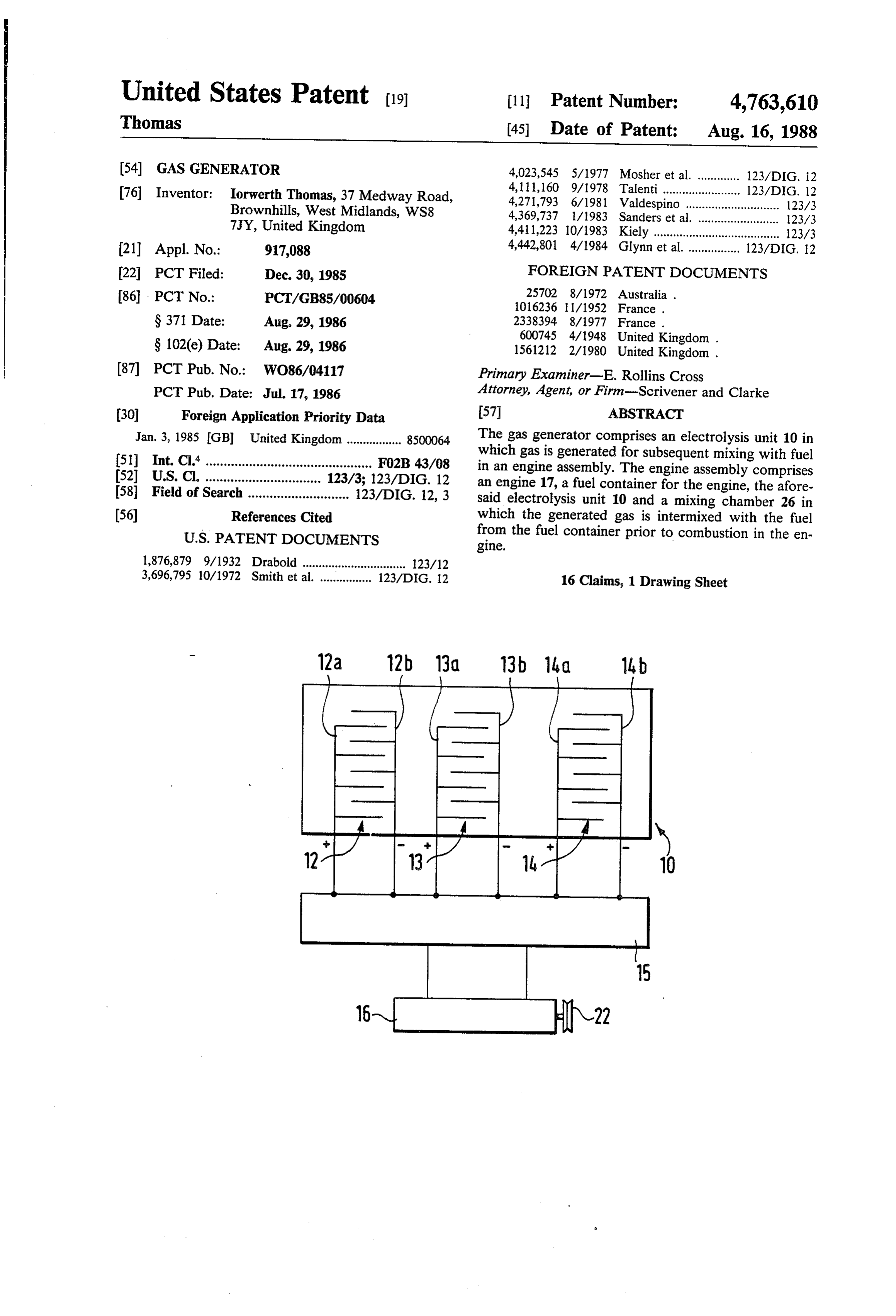 Page 1 of the original patent document