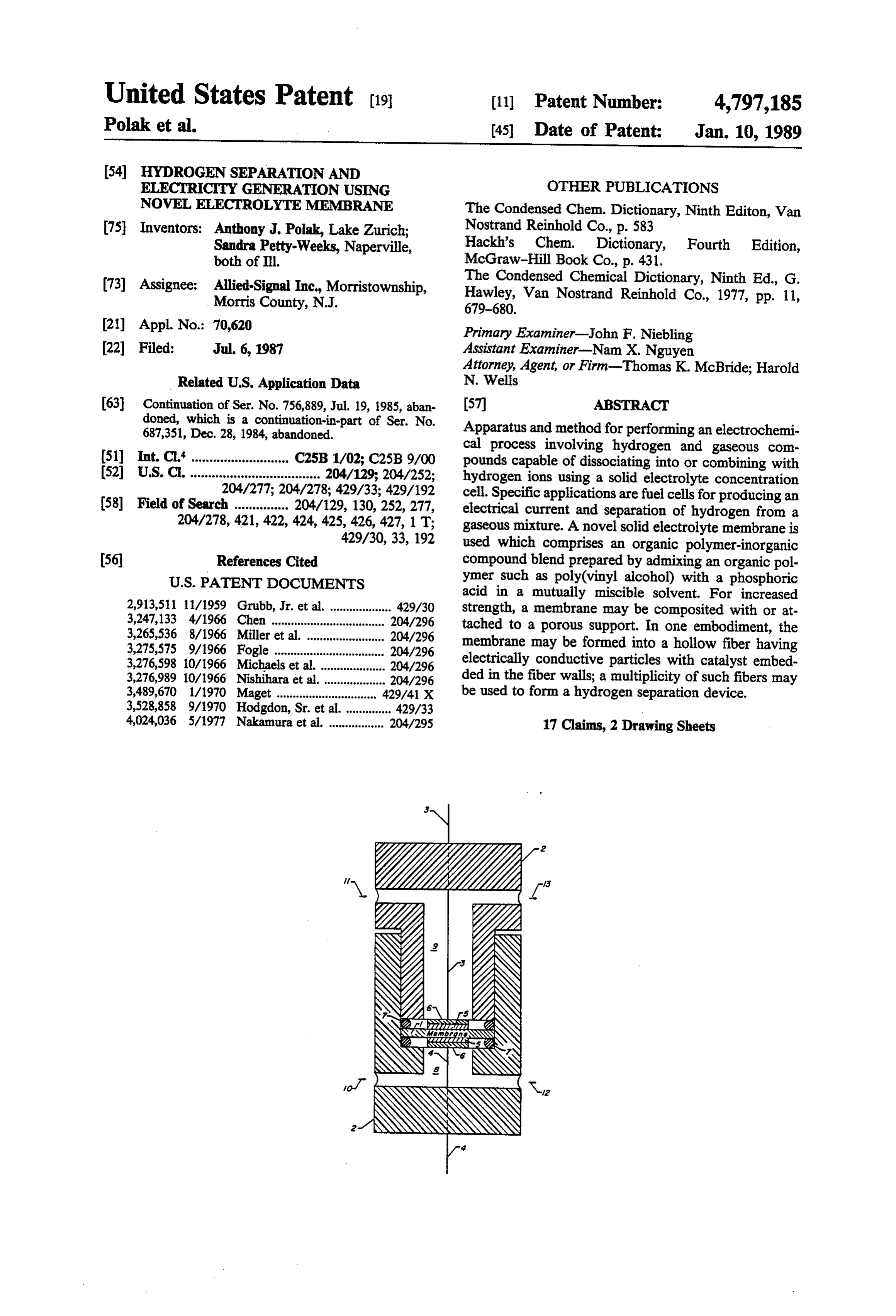 Page 1 of the original patent document
