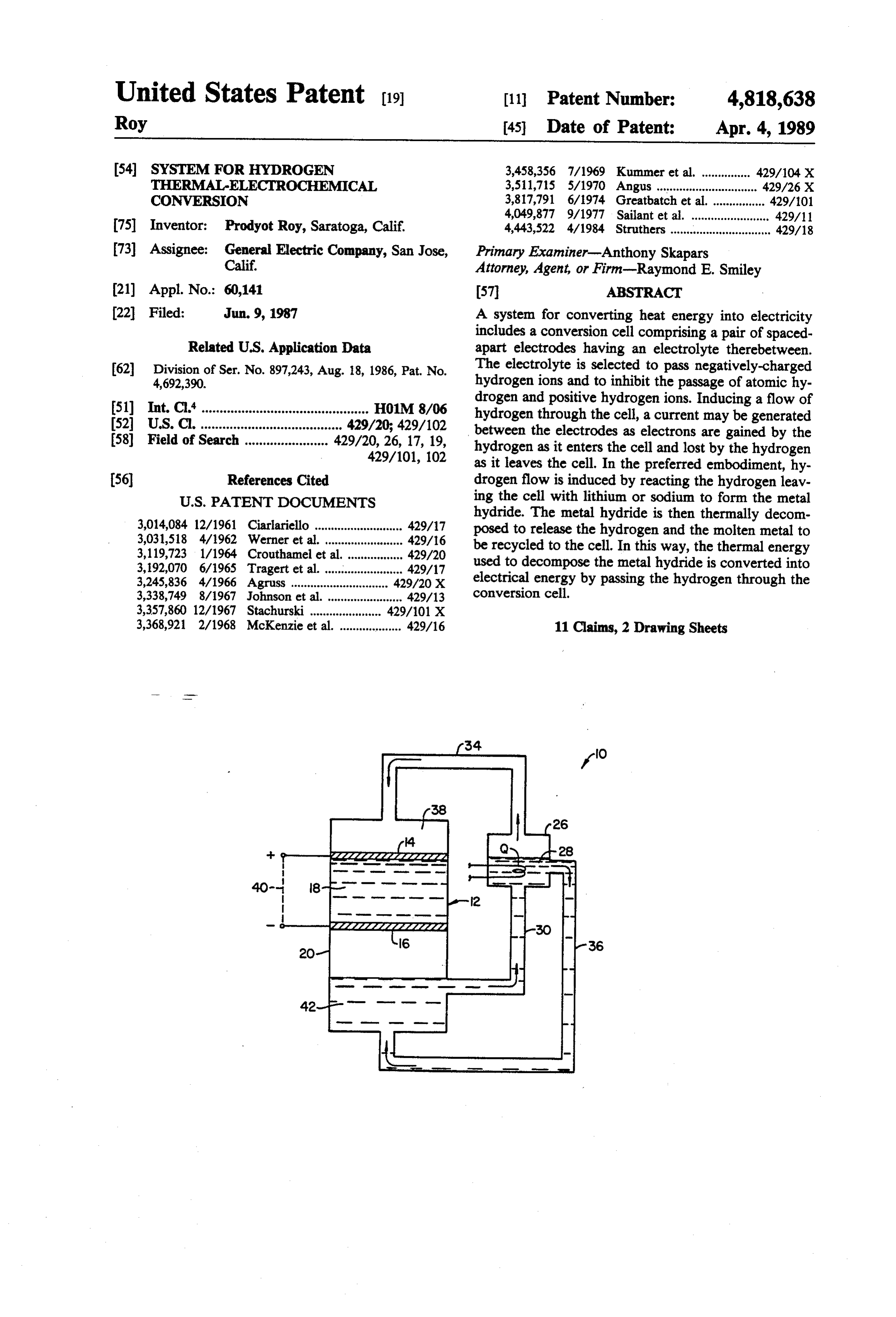 Page 1 of the original patent document