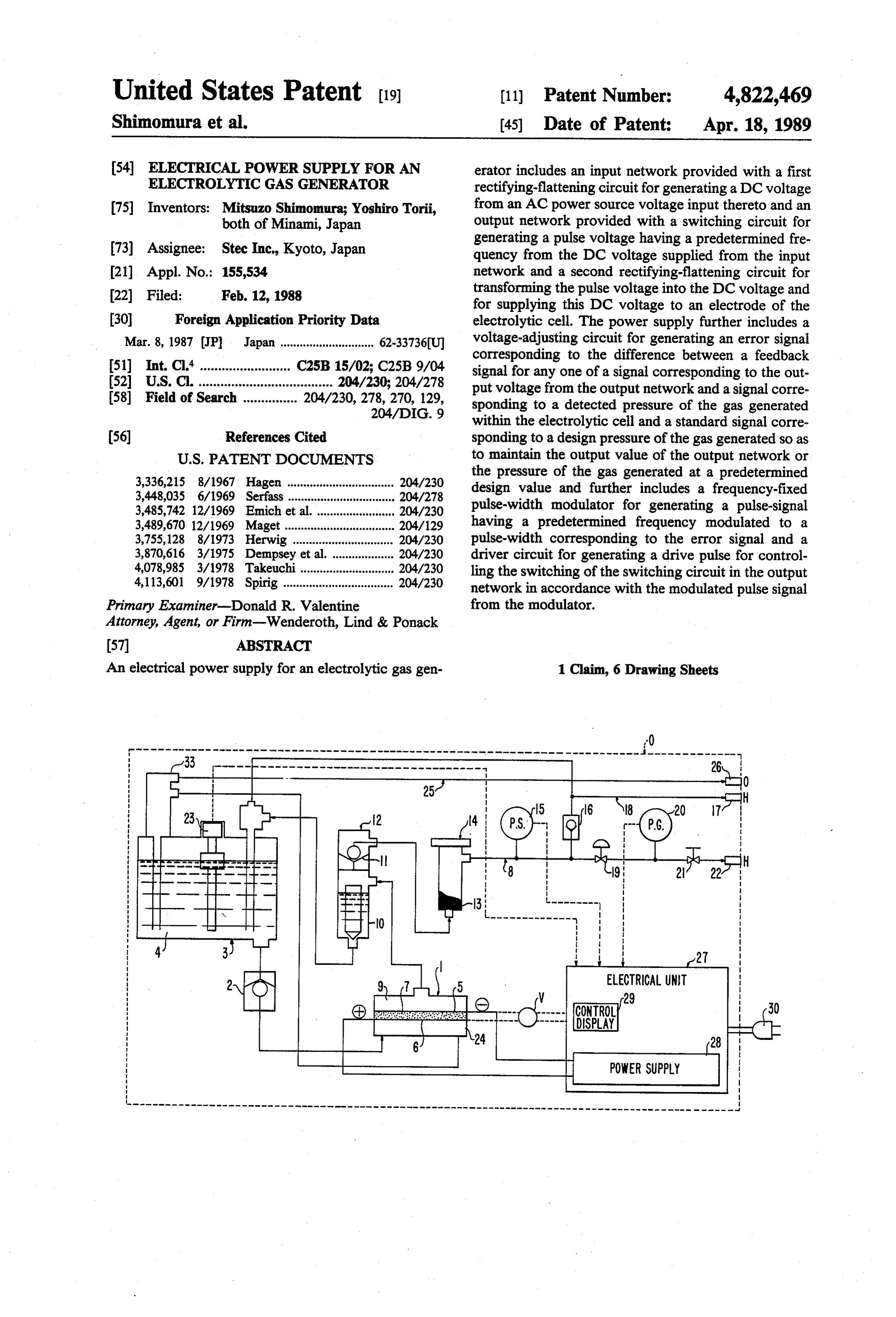 Page 1 of the original patent document