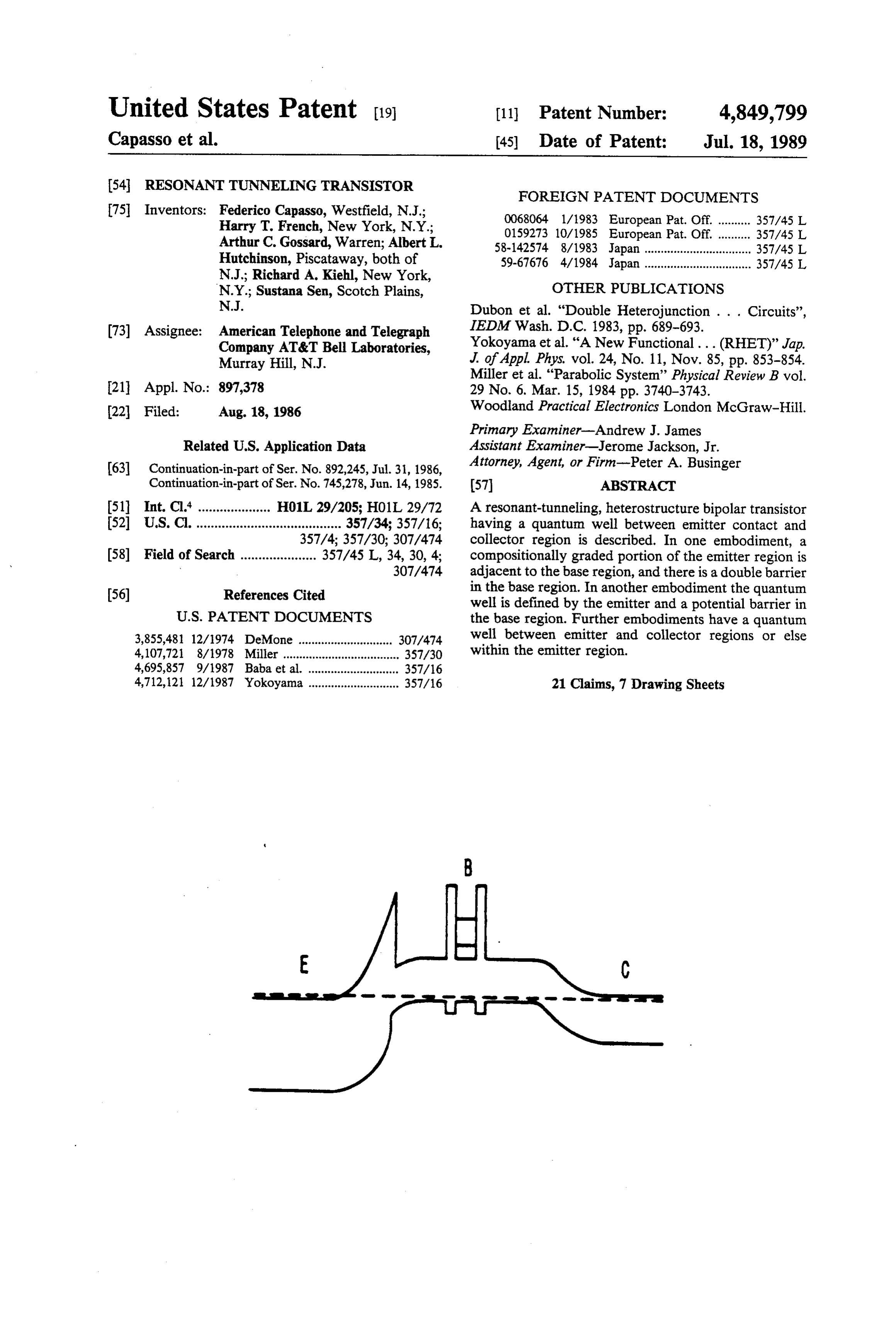 Page 1 of the original patent document