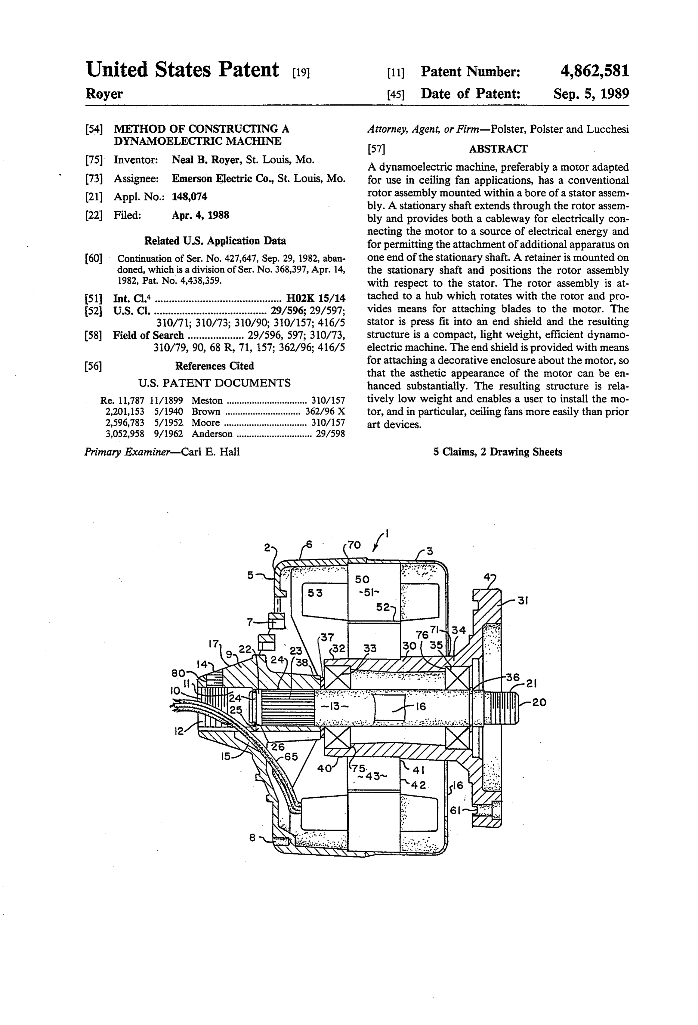 Page 1 of the original patent document