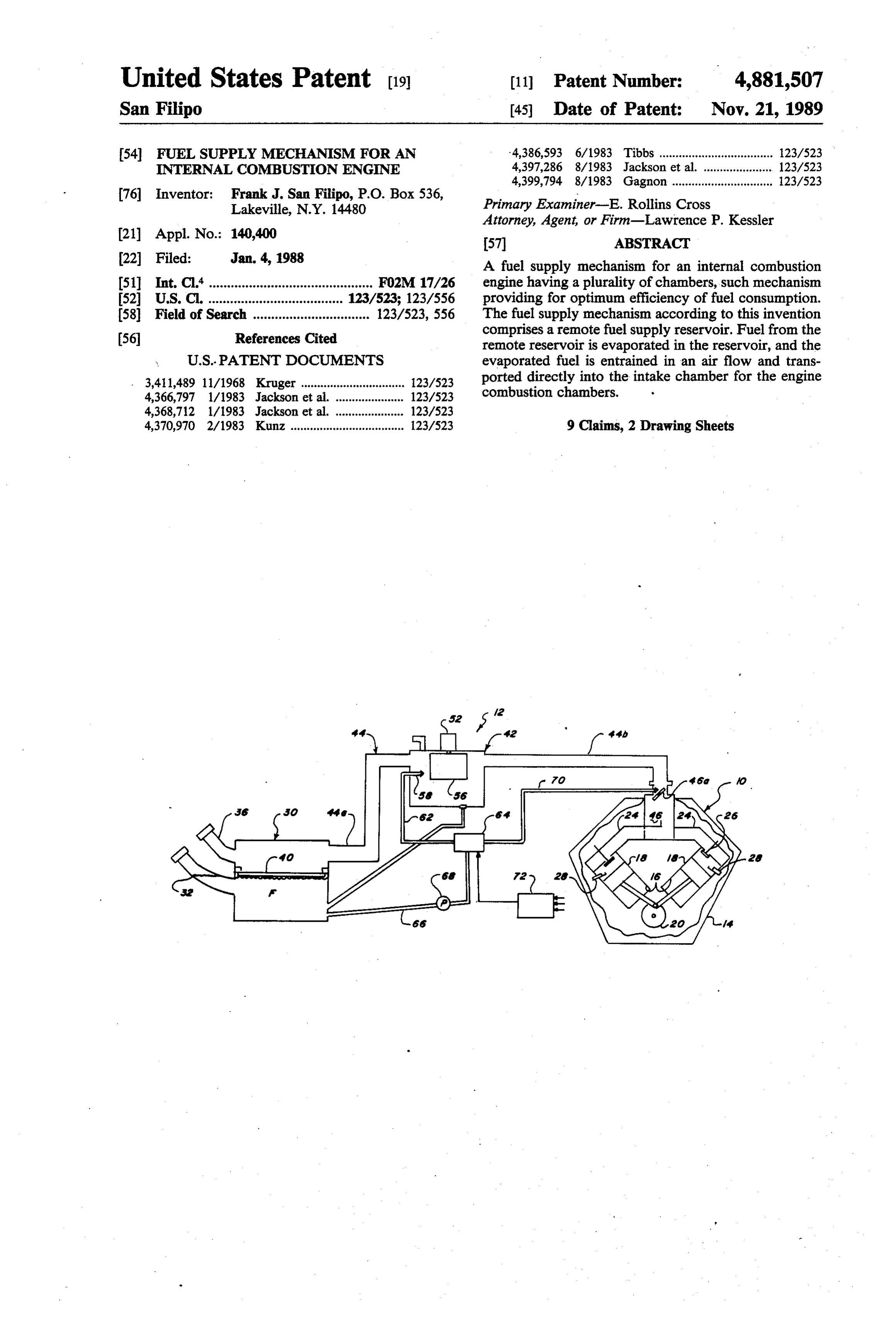 Page 1 of the original patent document