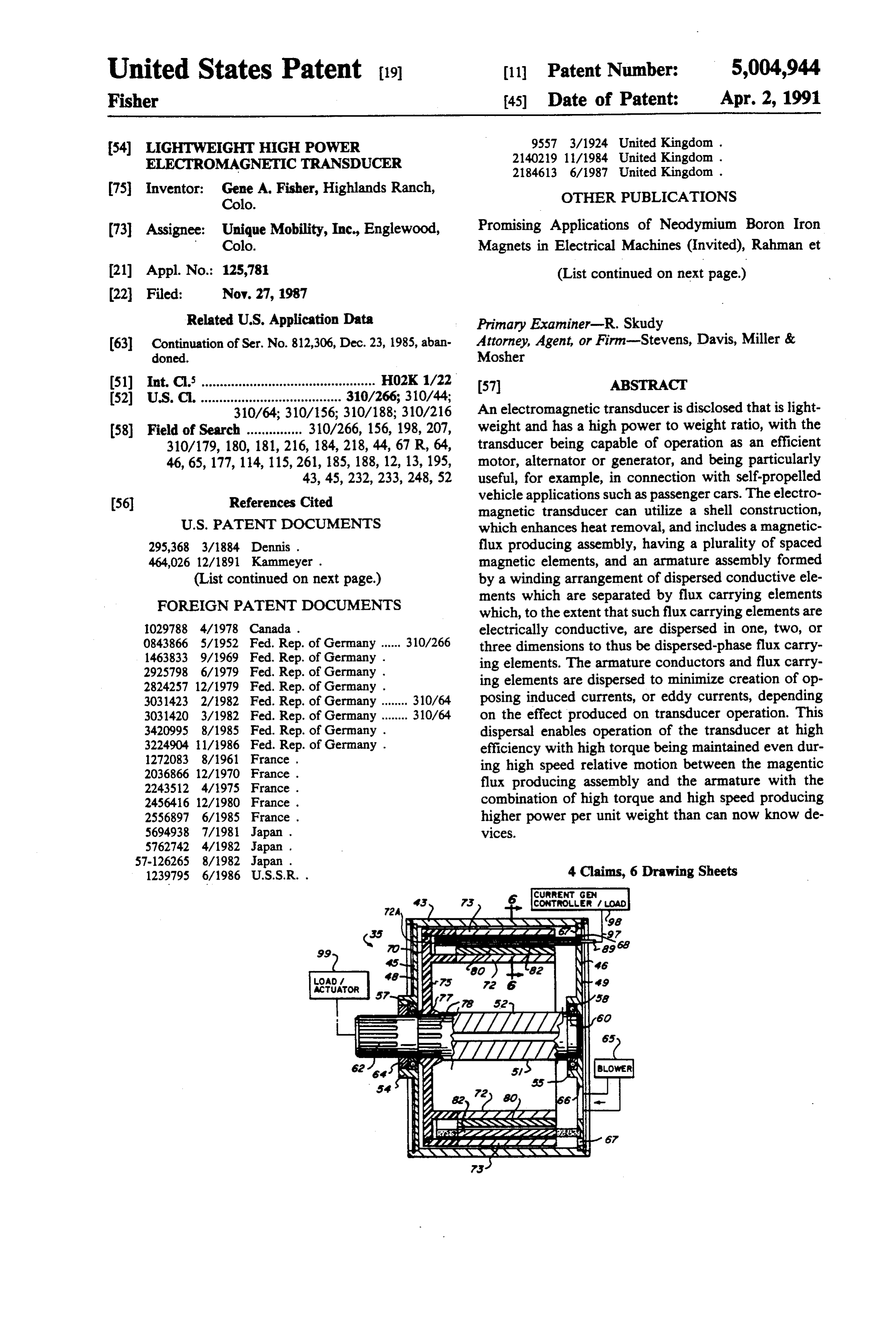 Page 1 of the original patent document