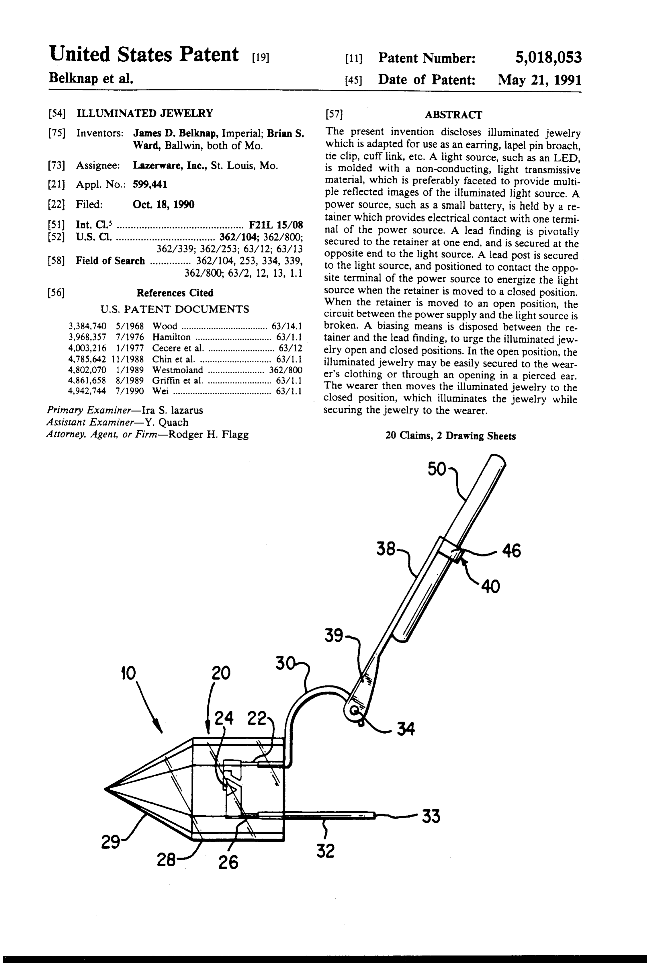 Page 1 of the original patent document