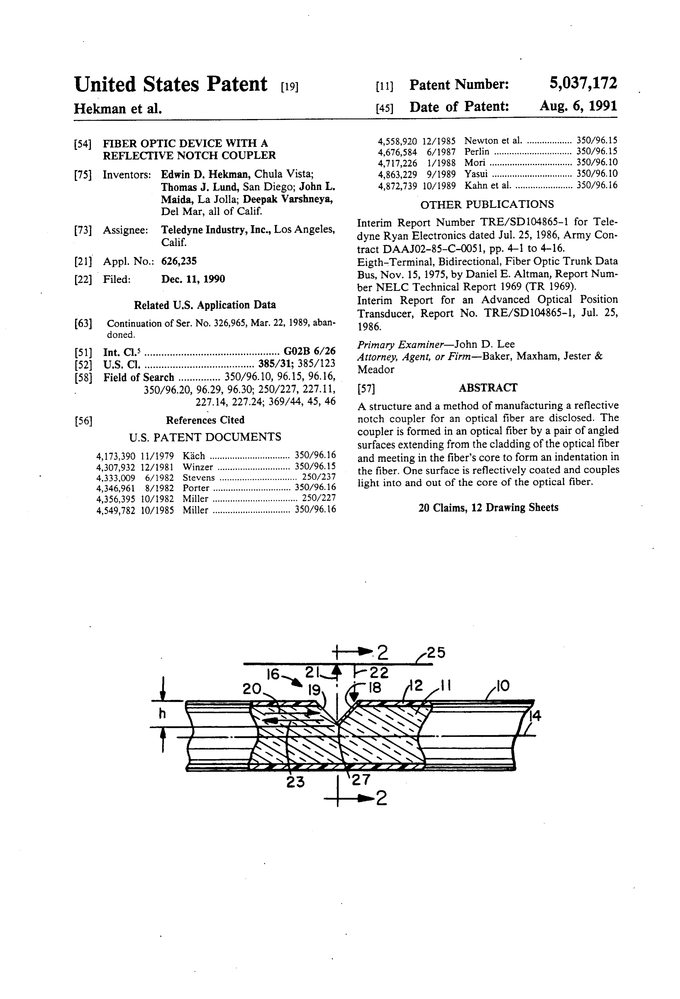 Page 1 of the original patent document