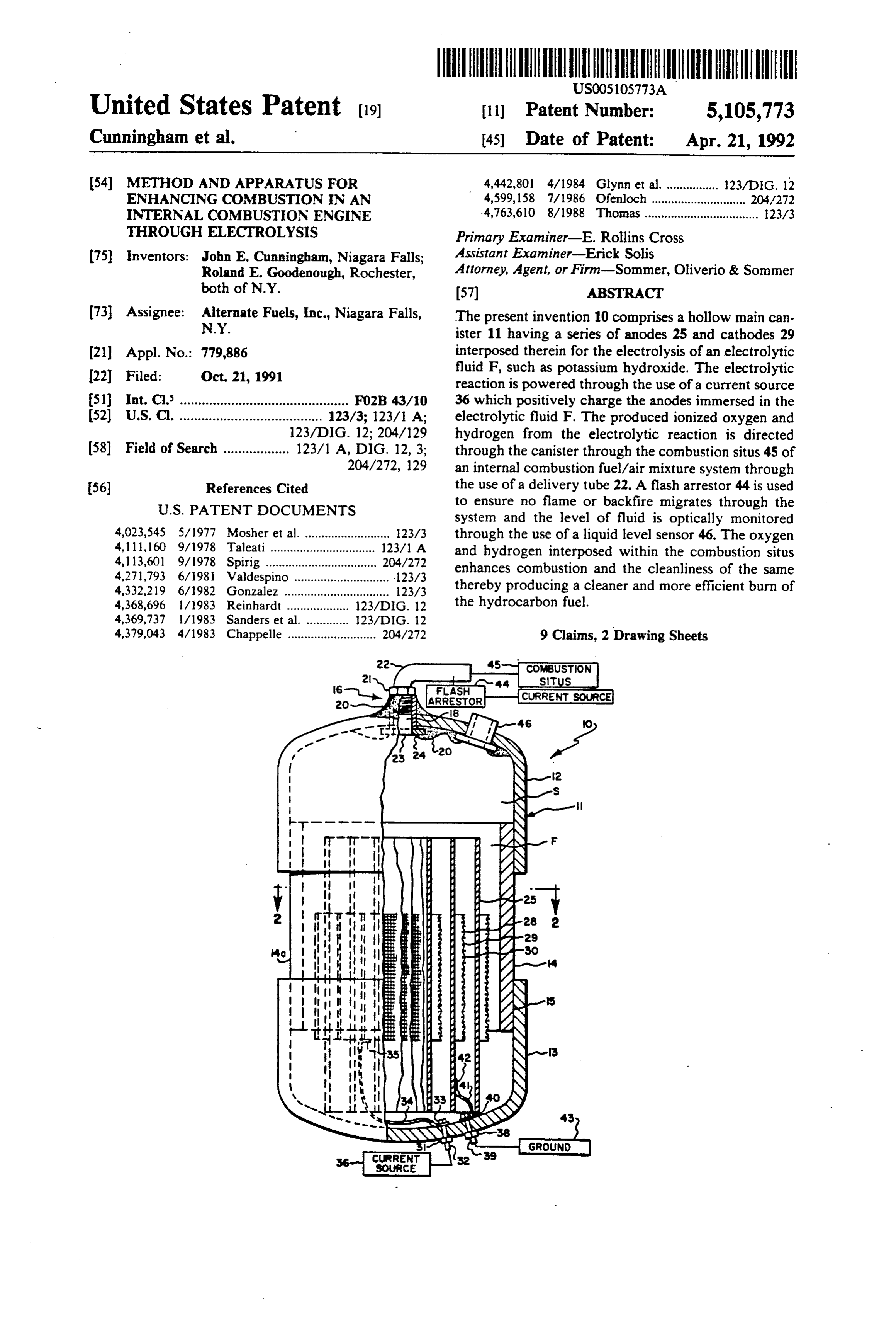 Page 1 of the original patent document