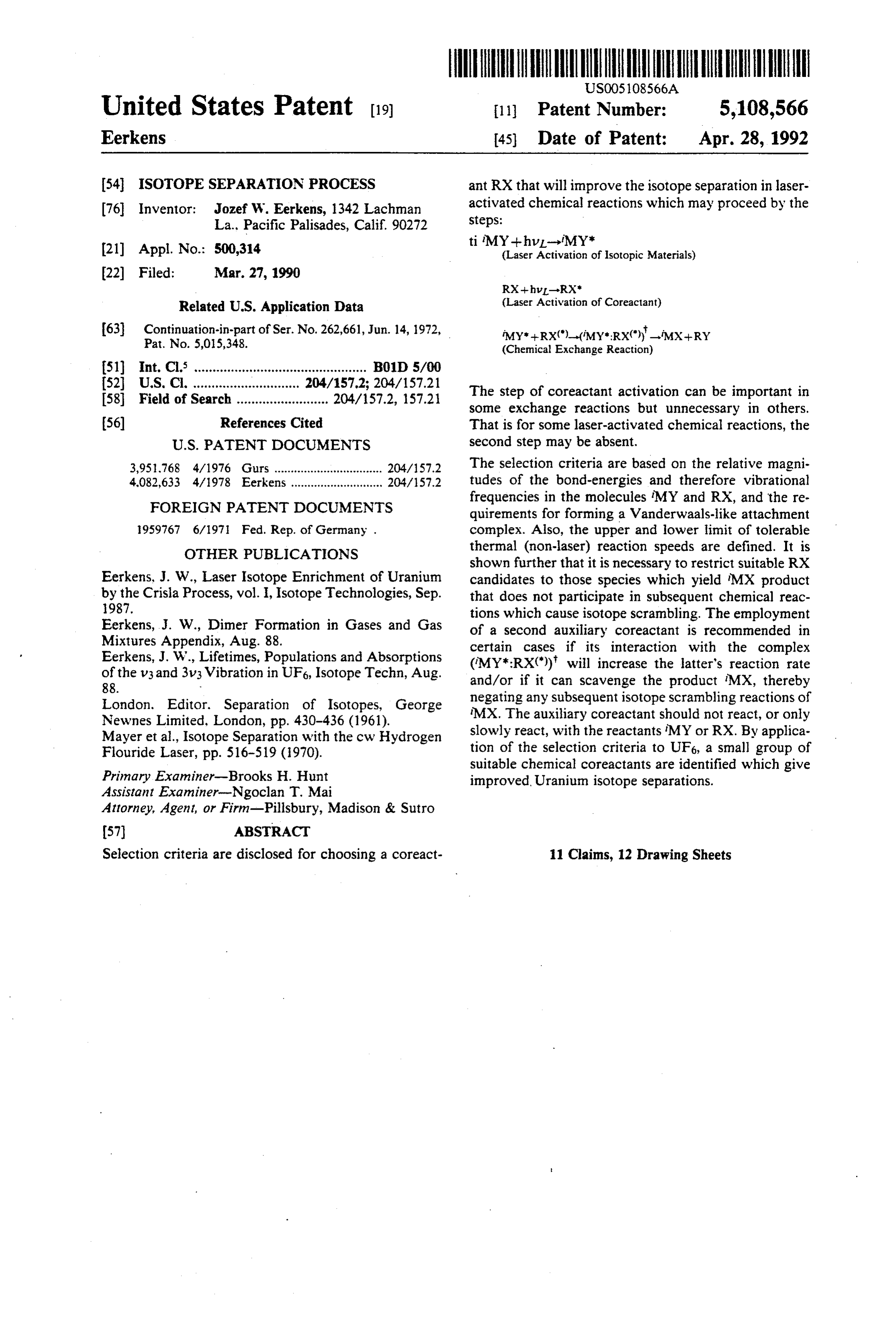 Page 1 of the original patent document