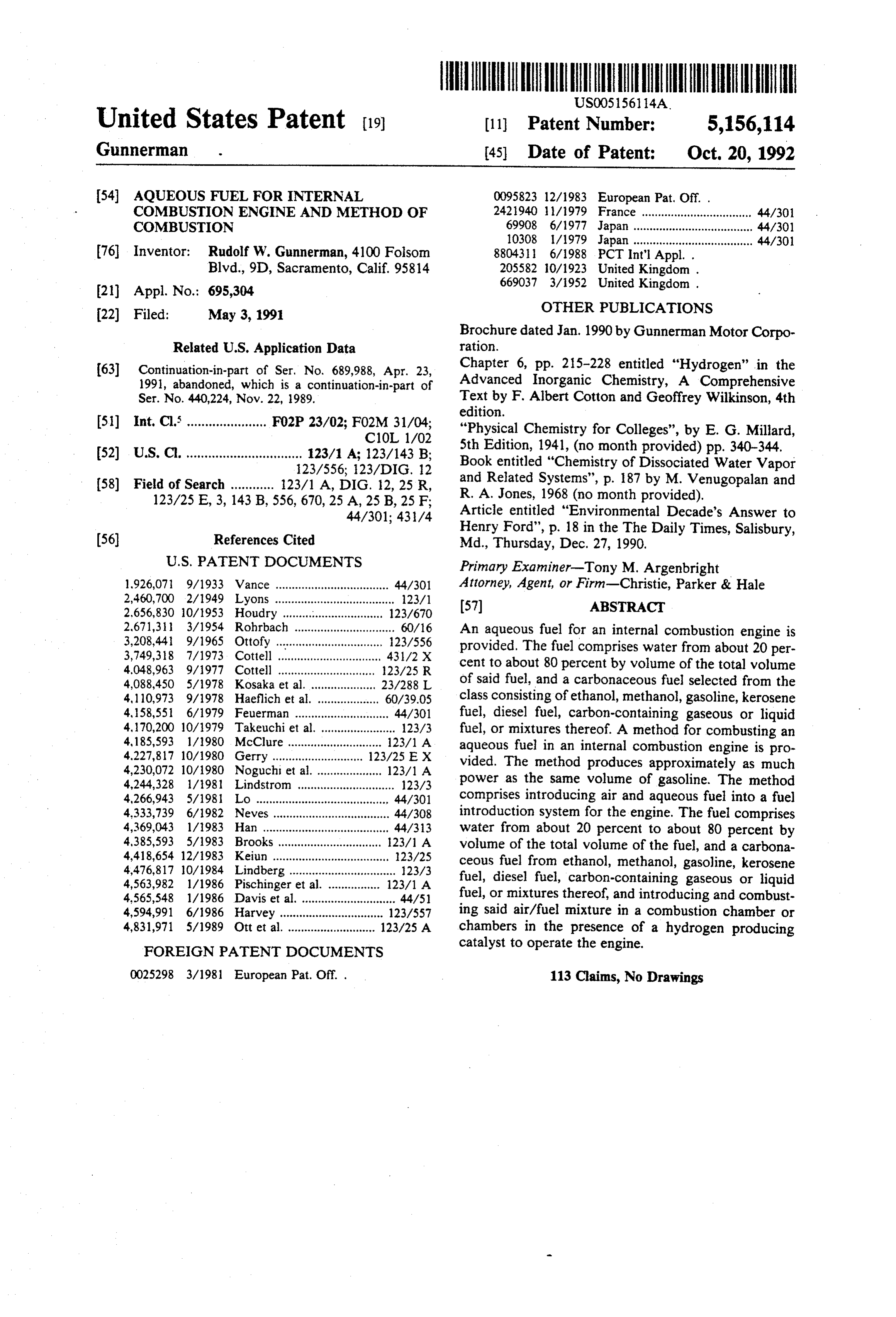 Page 1 of the original patent document