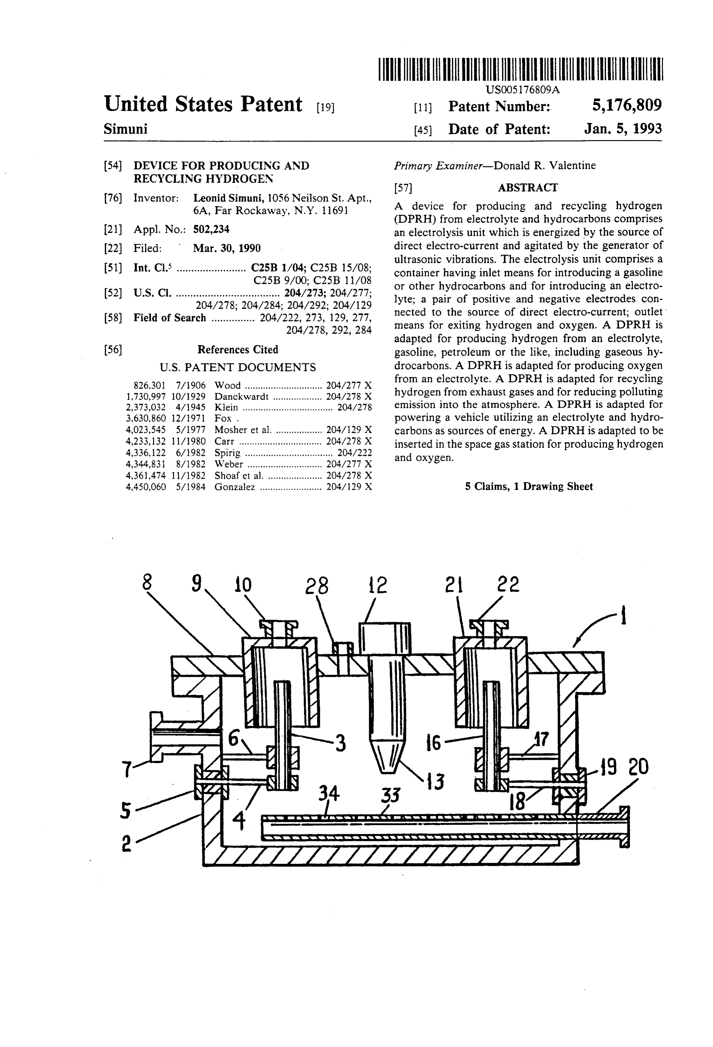 Page 1 of the original patent document