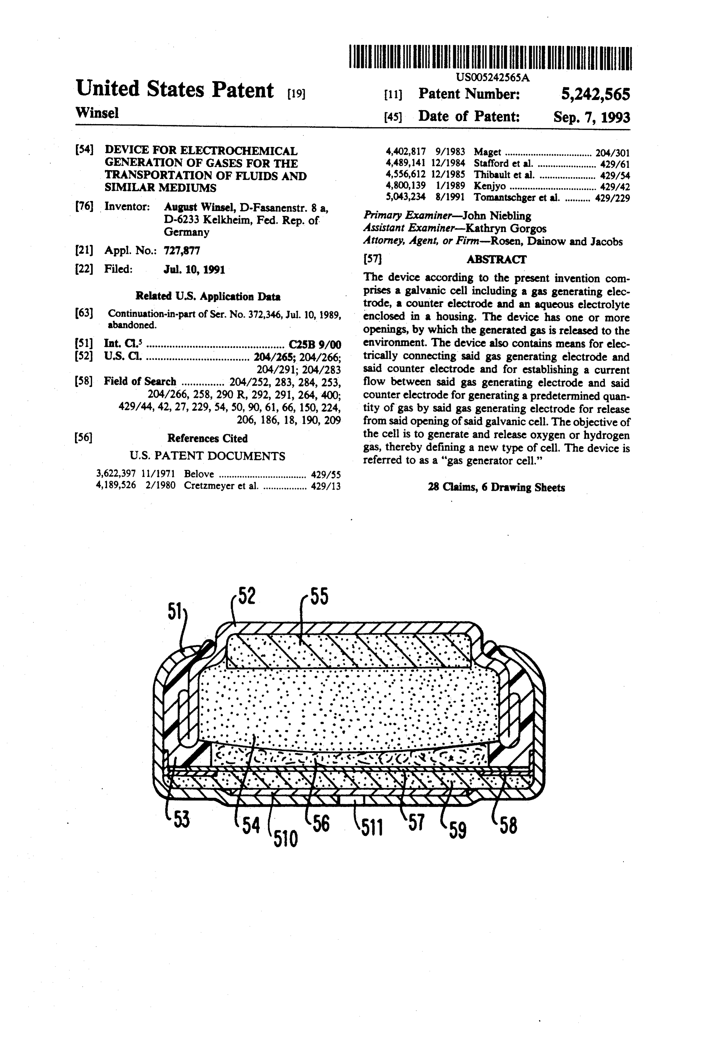 Page 1 of the original patent document