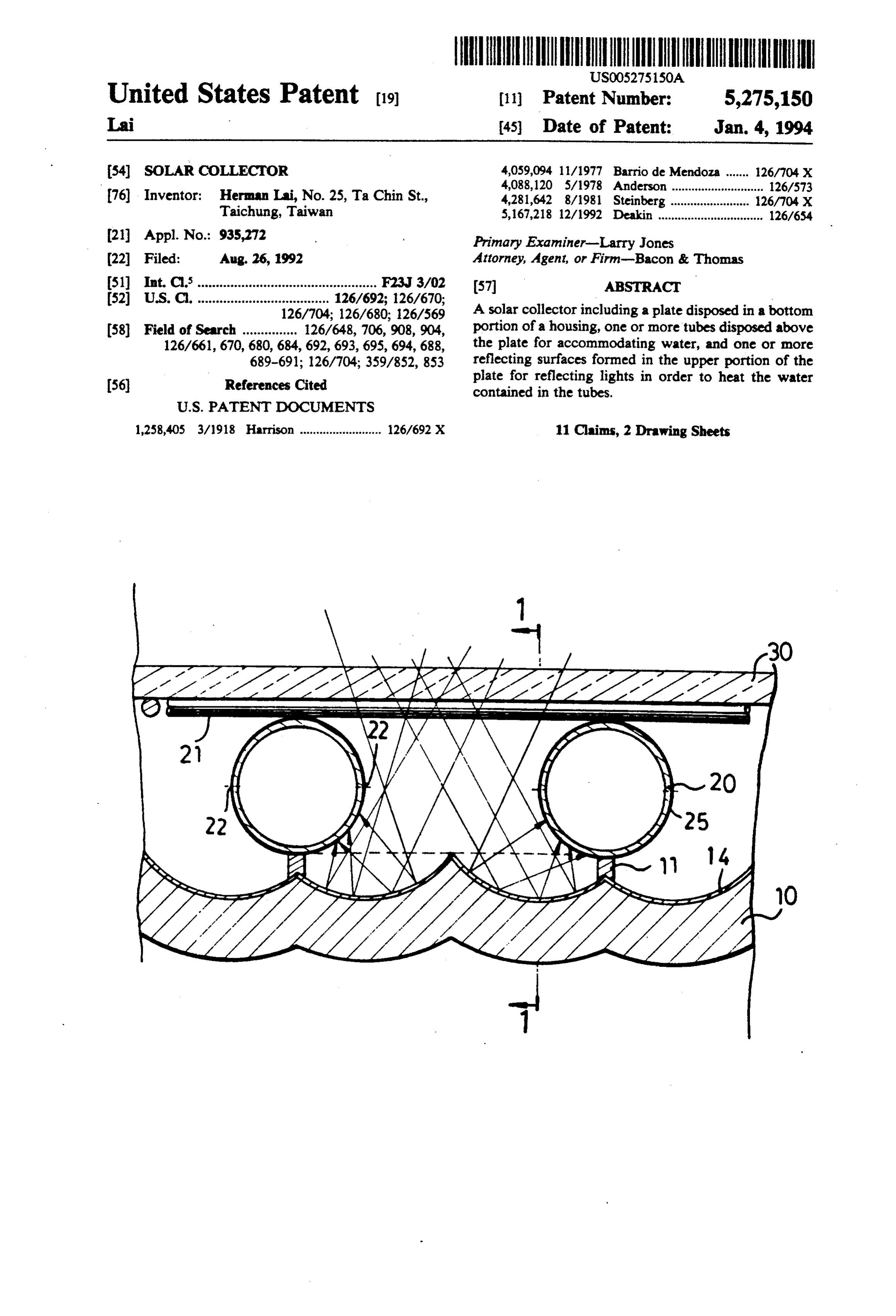 Page 1 of the original patent document