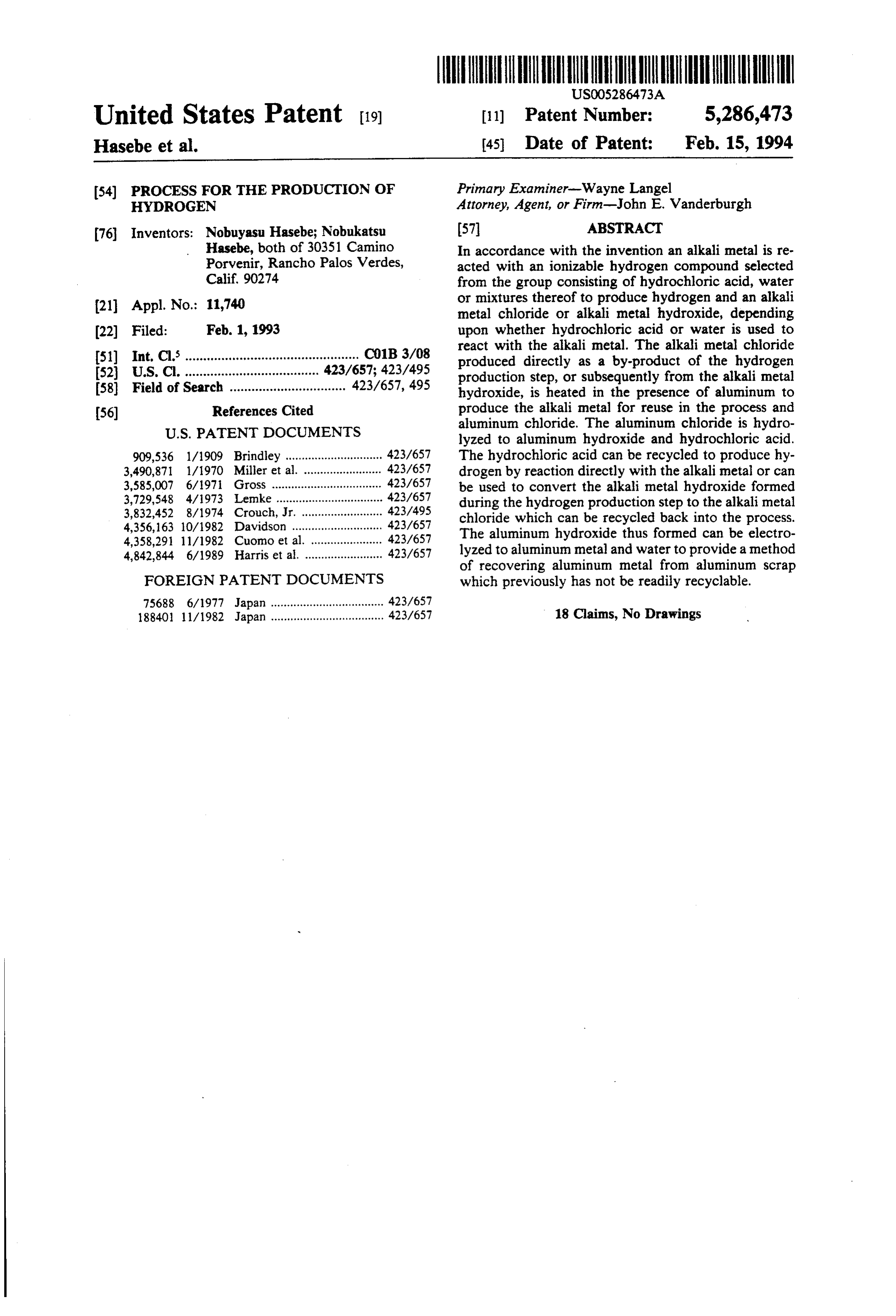 Page 1 of the original patent document