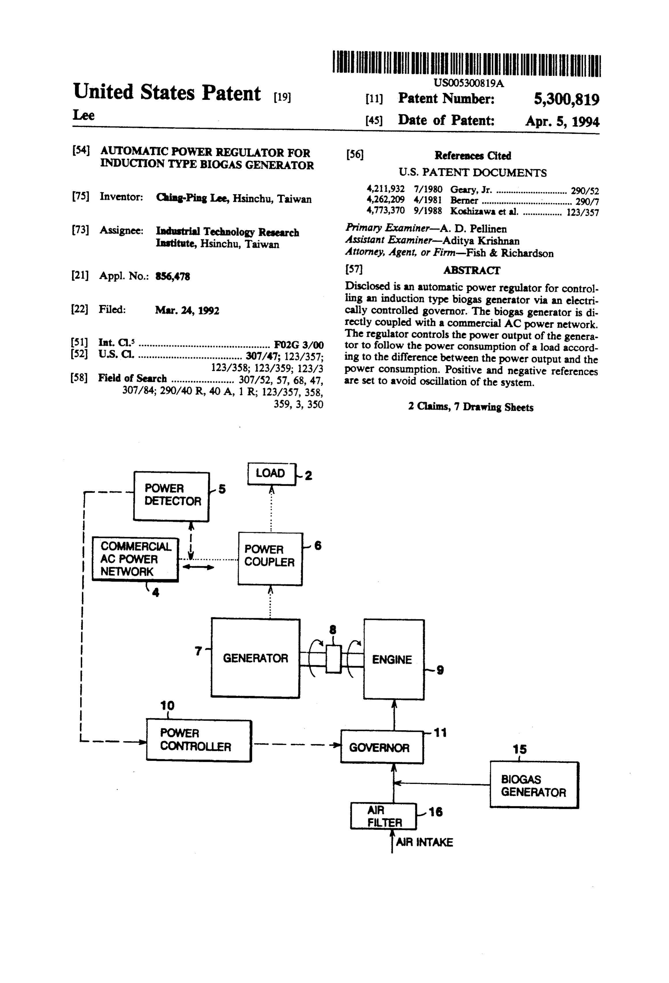 Page 1 of the original patent document
