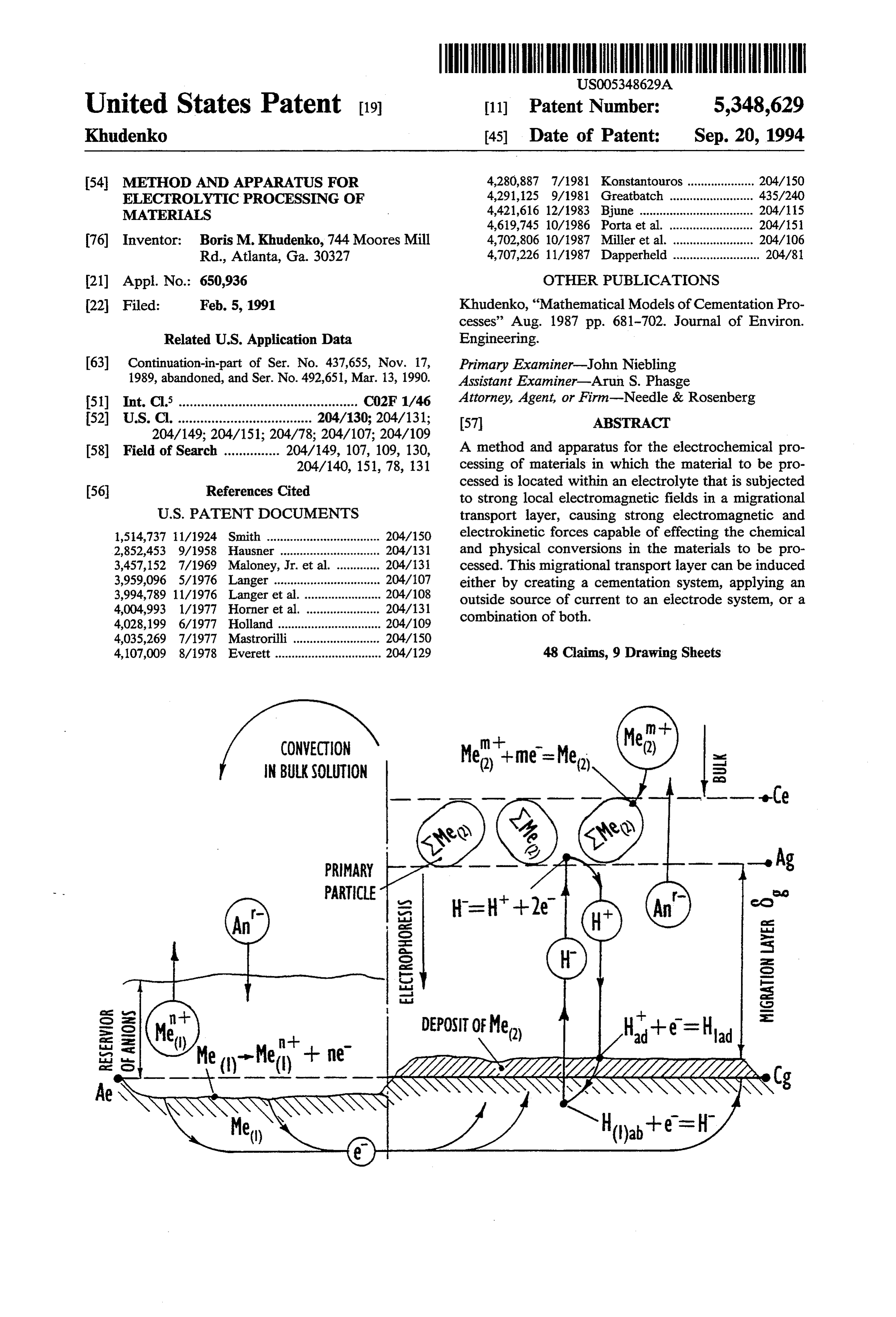 Page 1 of the original patent document