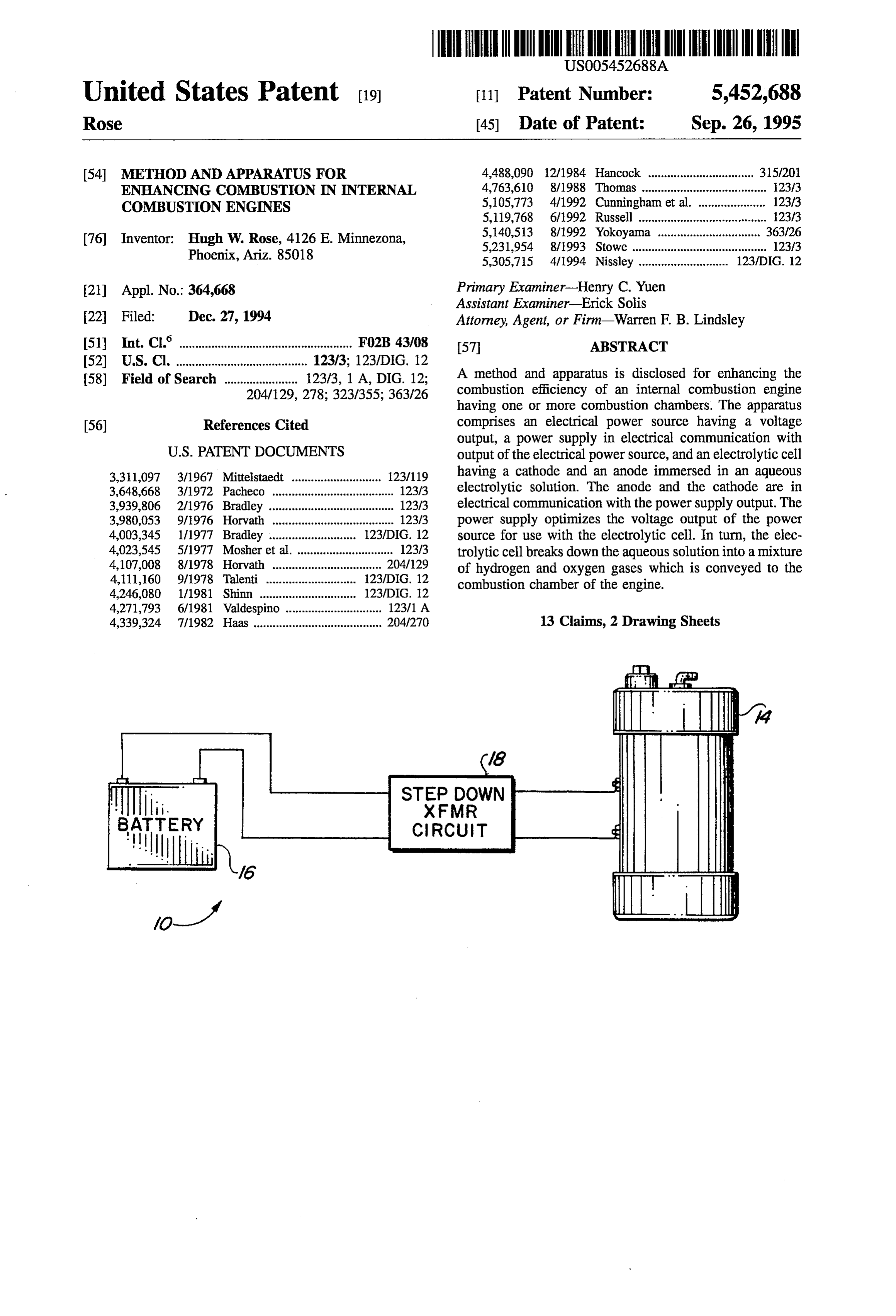Page 1 of the original patent document