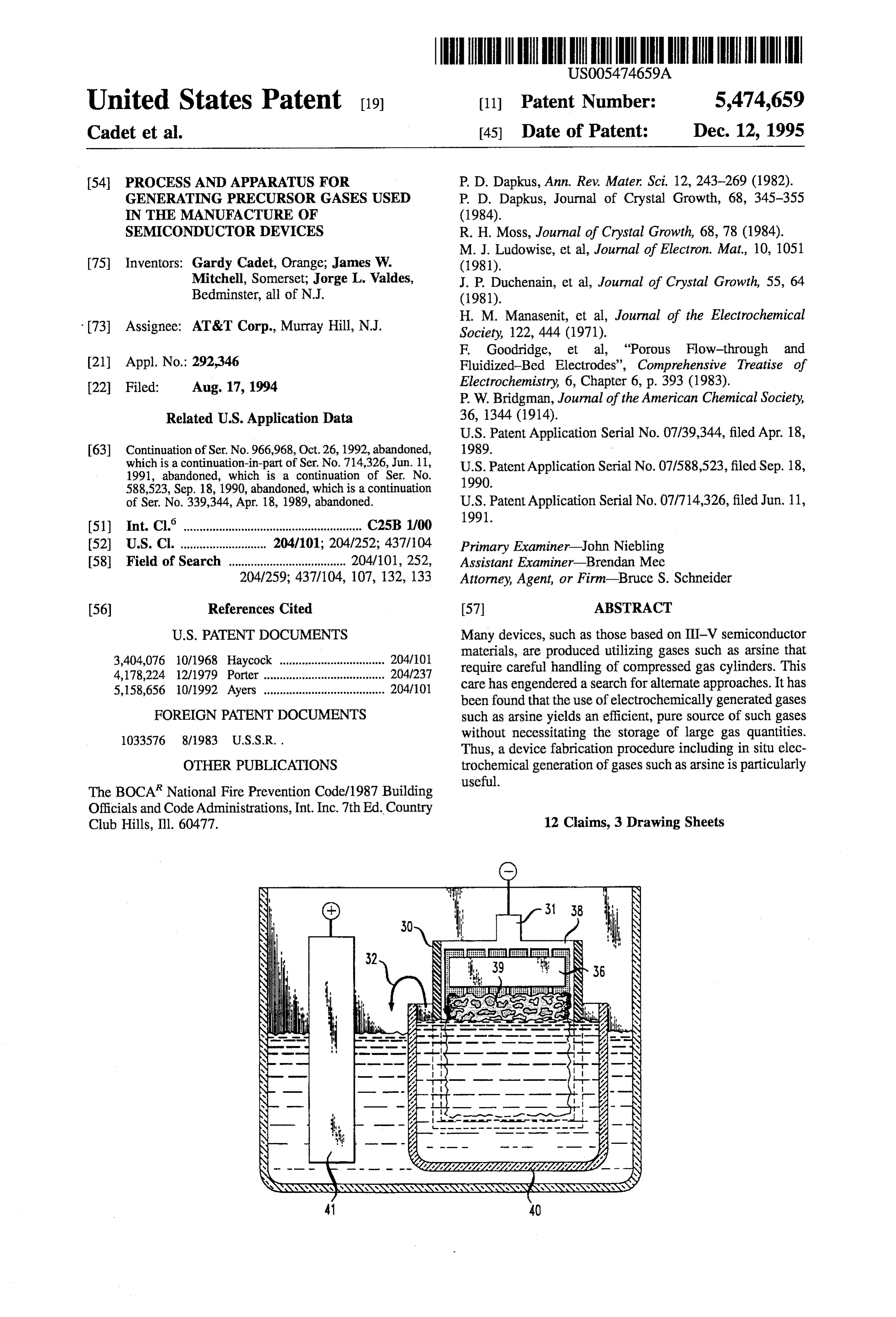 Page 1 of the original patent document