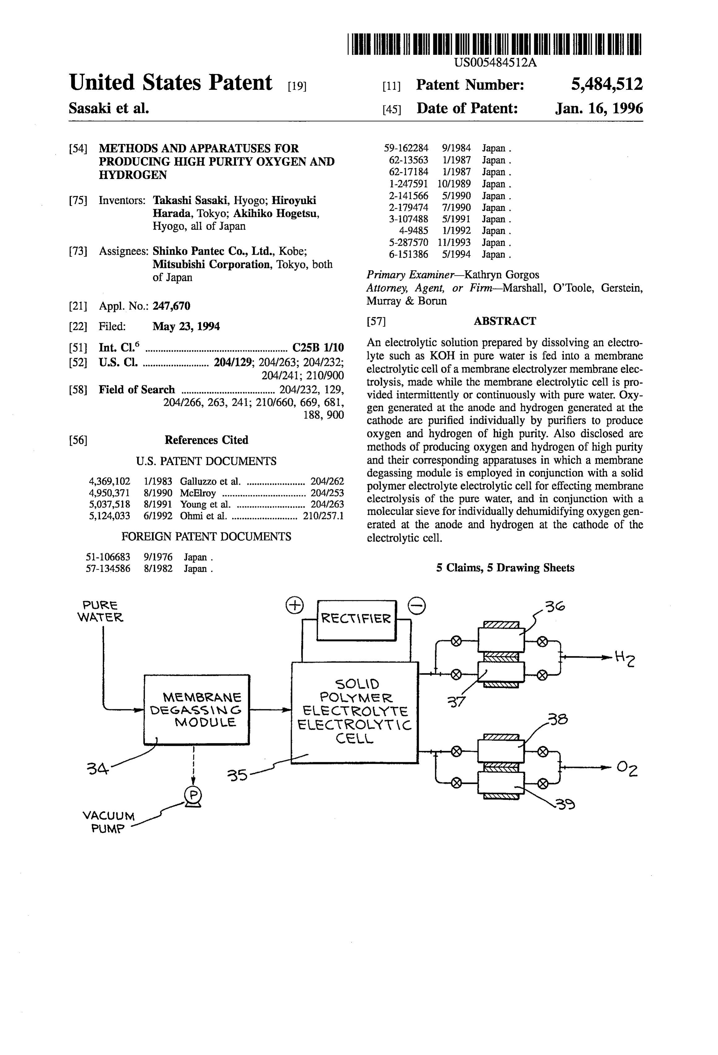 Page 1 of the original patent document