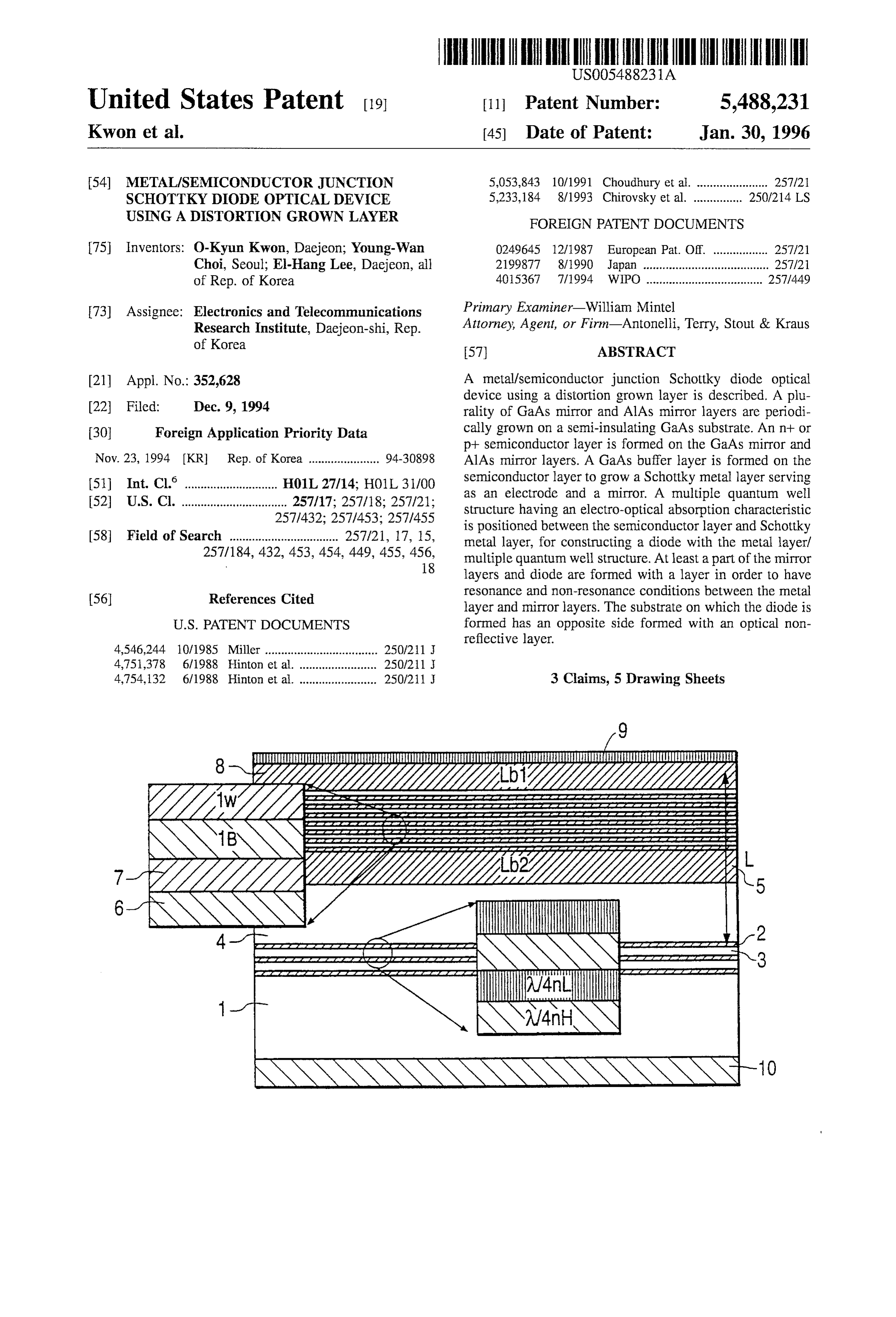 Page 1 of the original patent document
