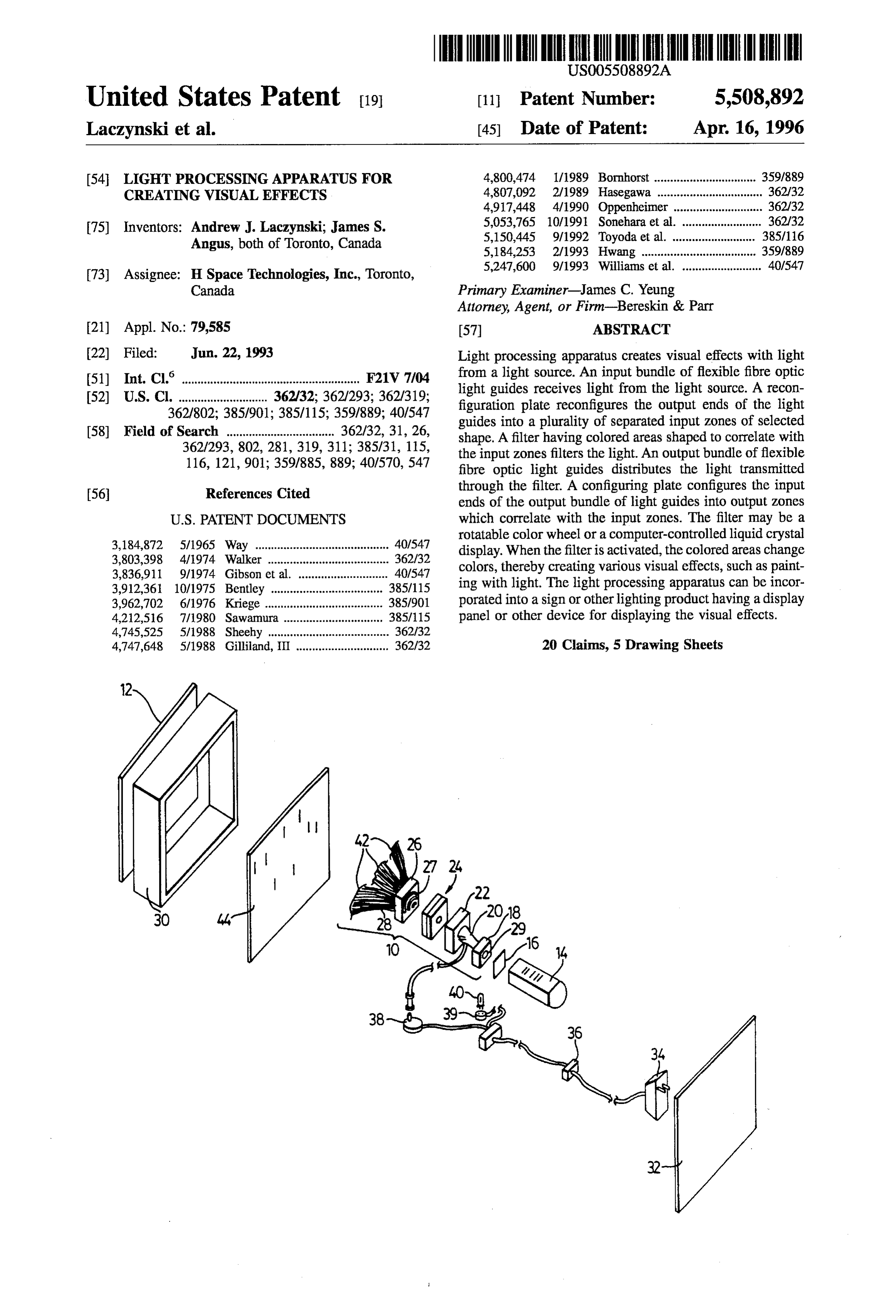 Page 1 of the original patent document