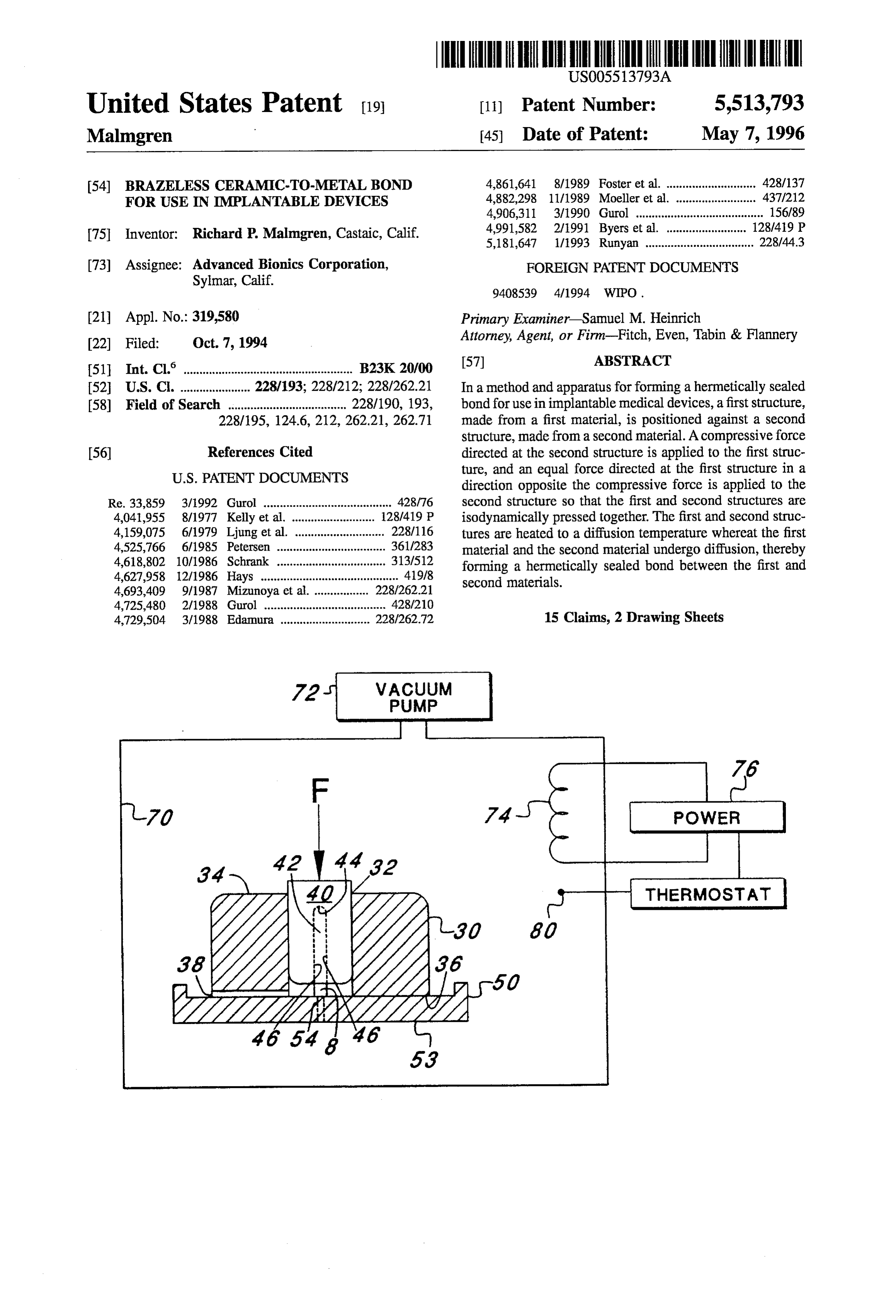 Page 1 of the original patent document