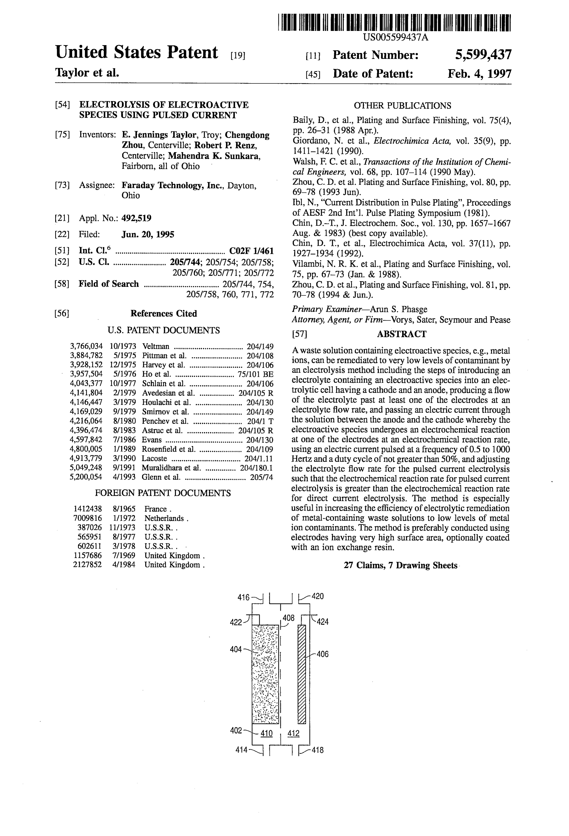 Page 1 of the original patent document