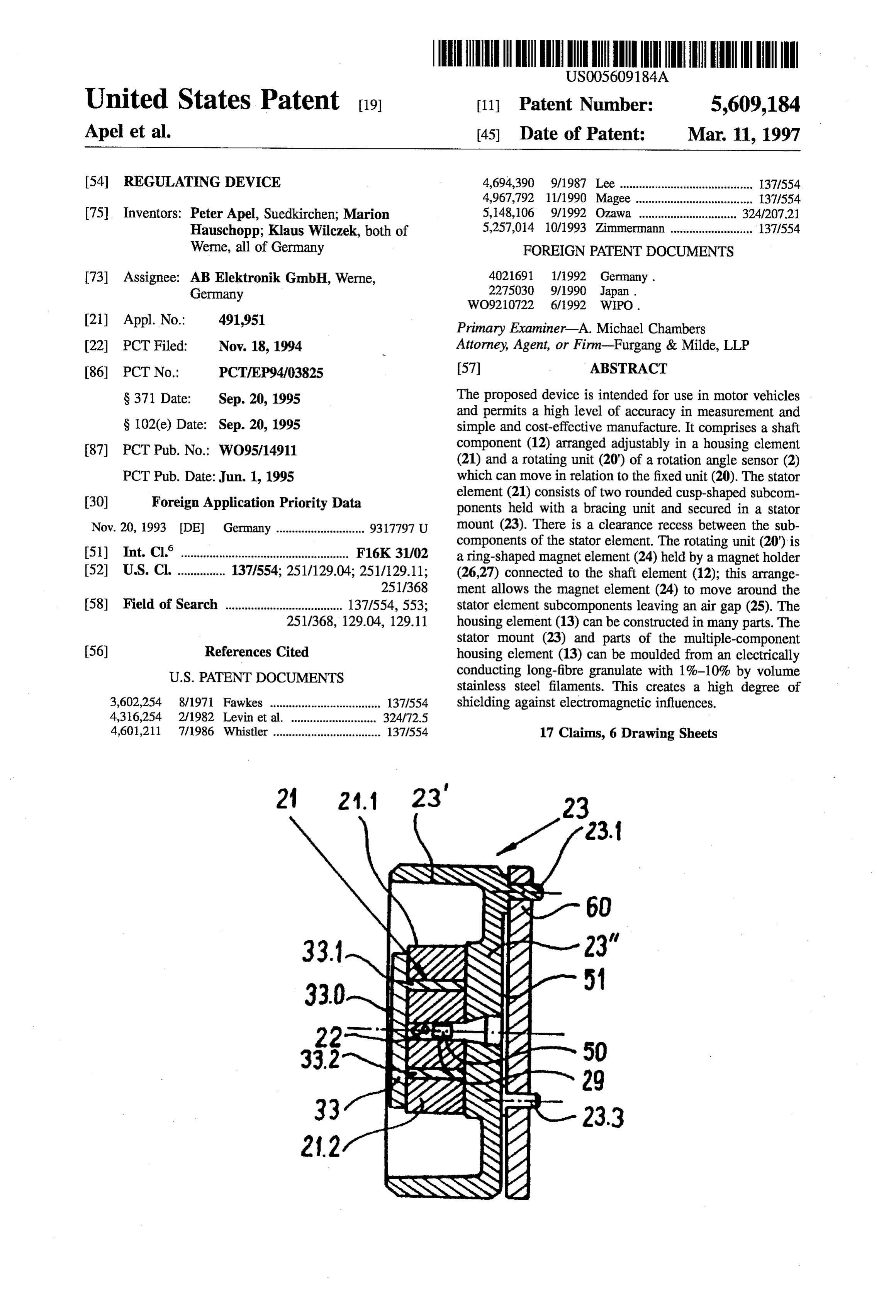 Page 1 of the original patent document