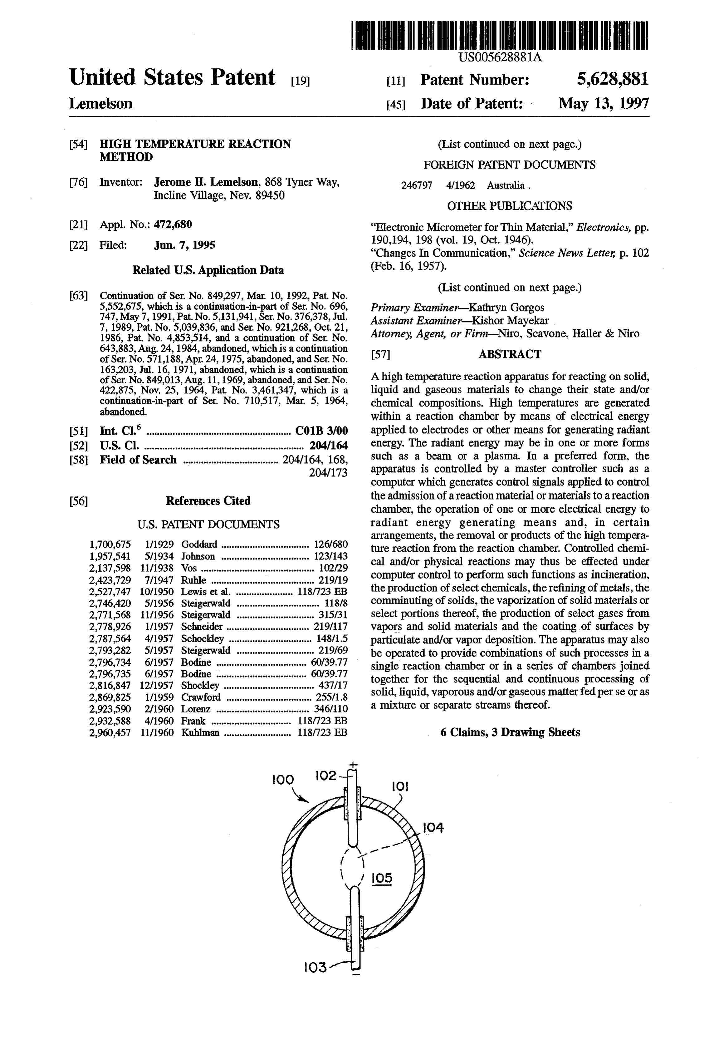 Page 1 of the original patent document