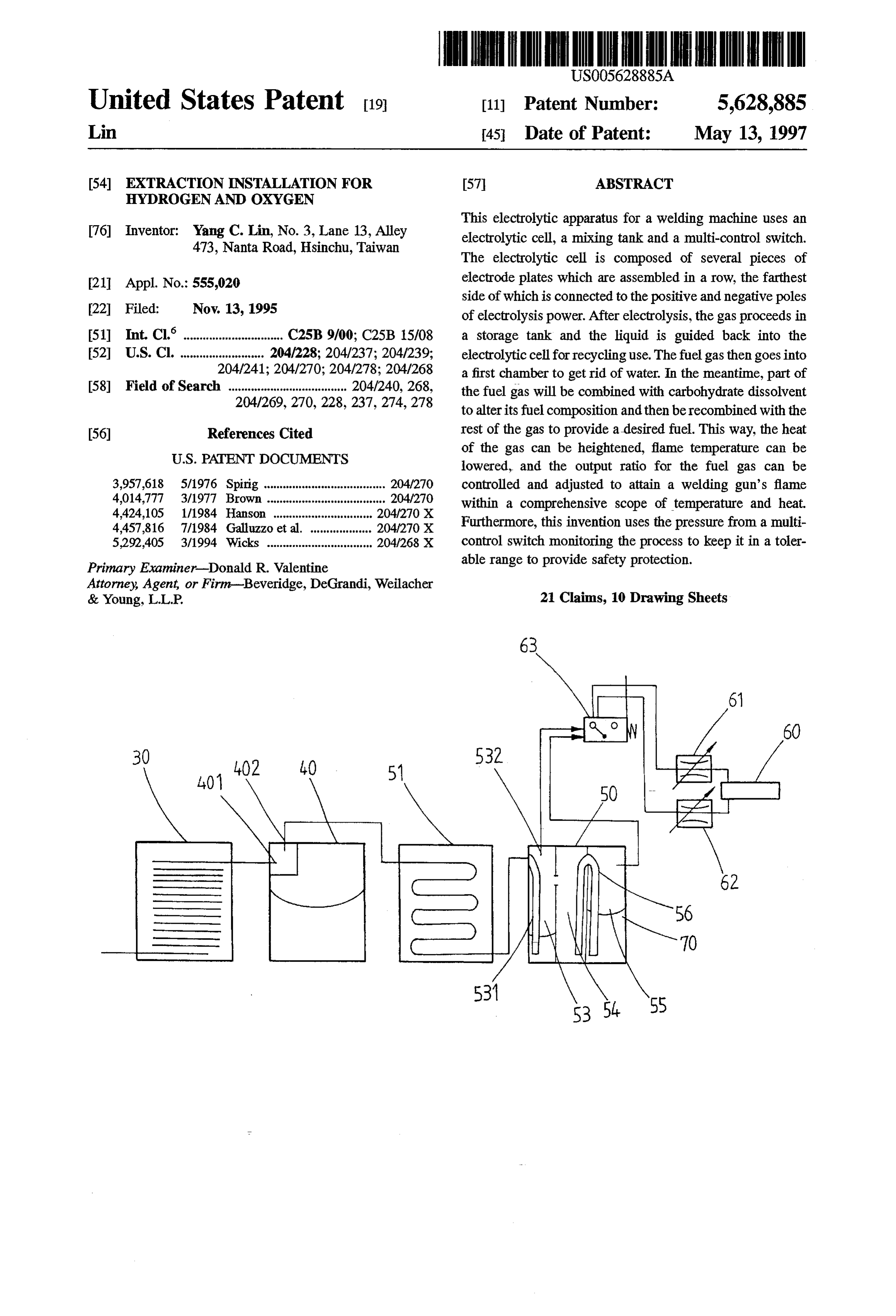 Page 1 of the original patent document