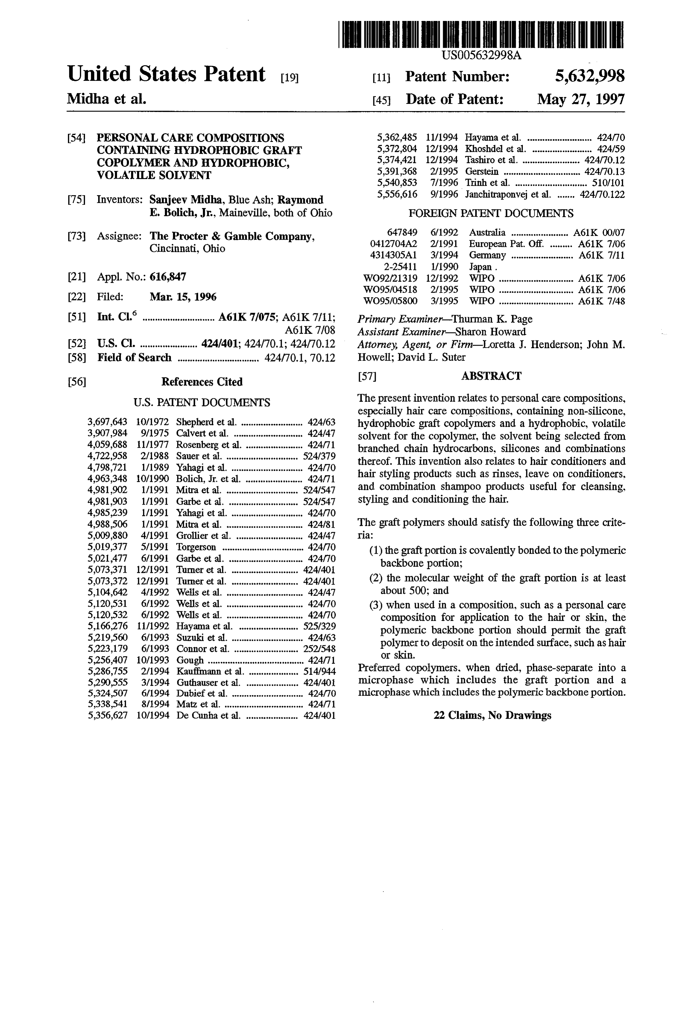 Page 1 of the original patent document