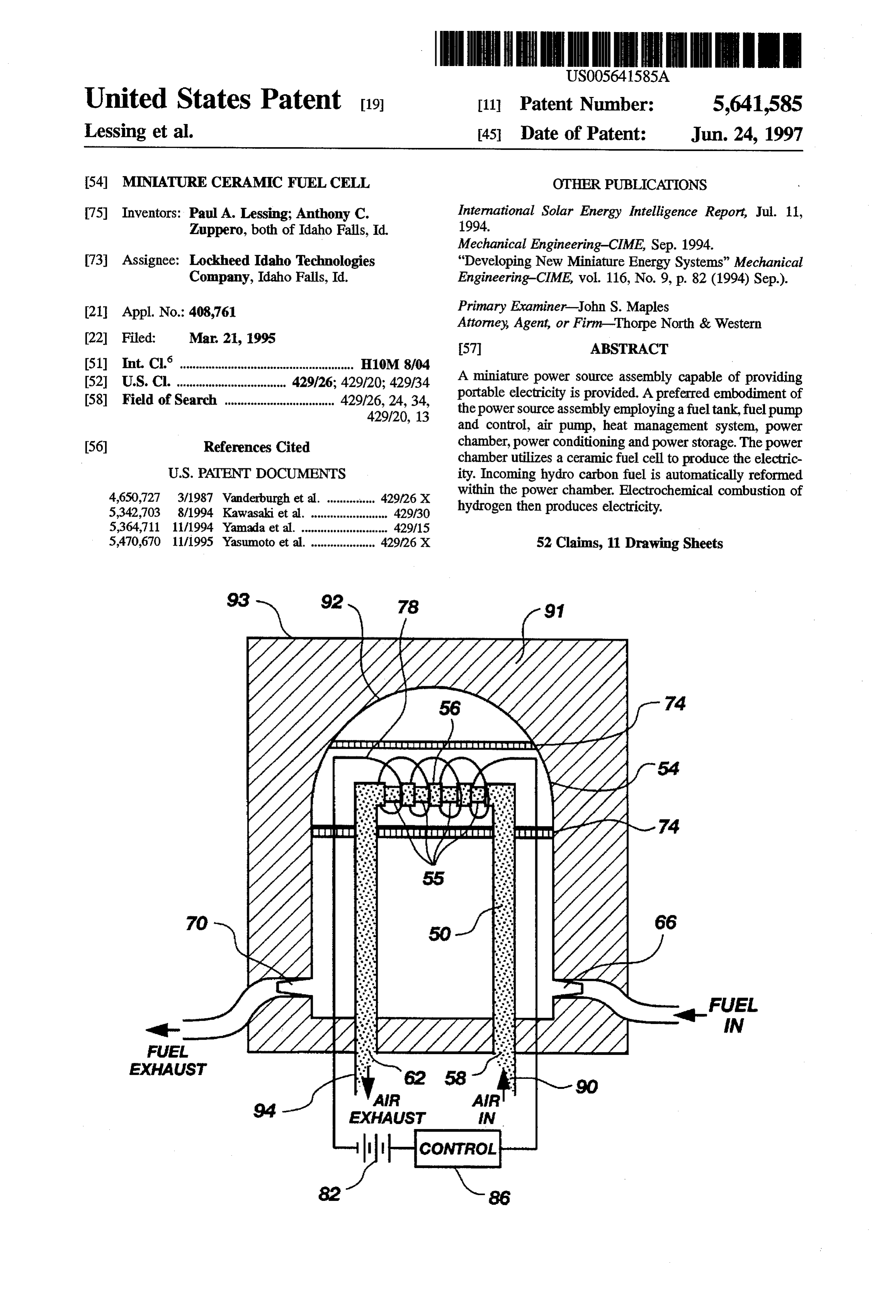 Page 1 of the original patent document
