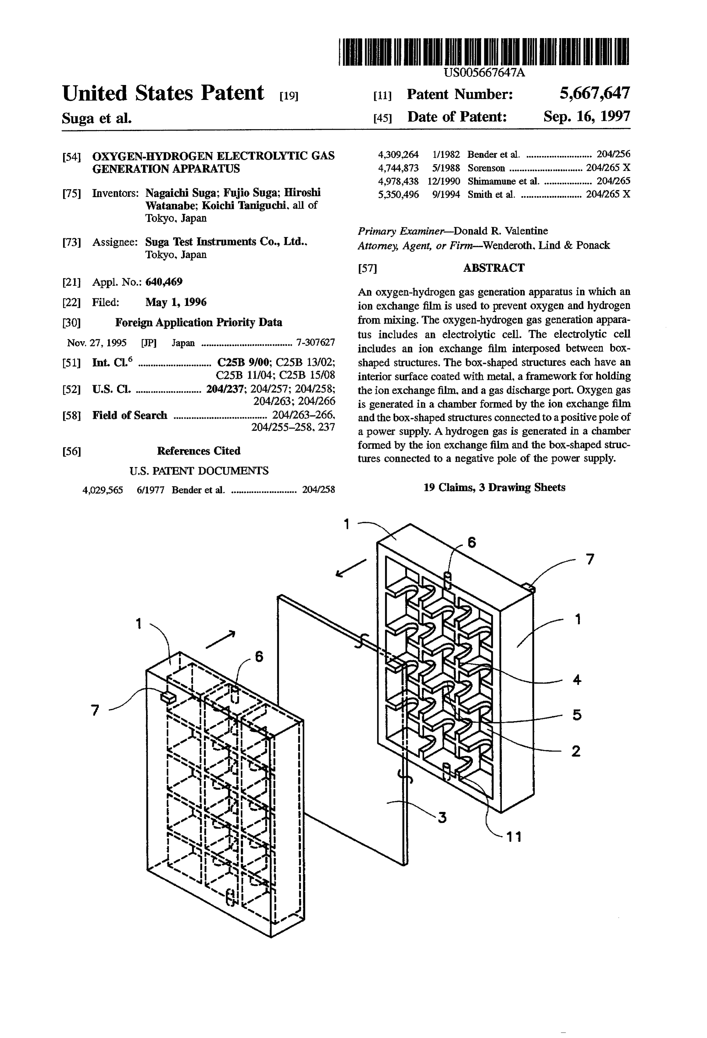Page 1 of the original patent document