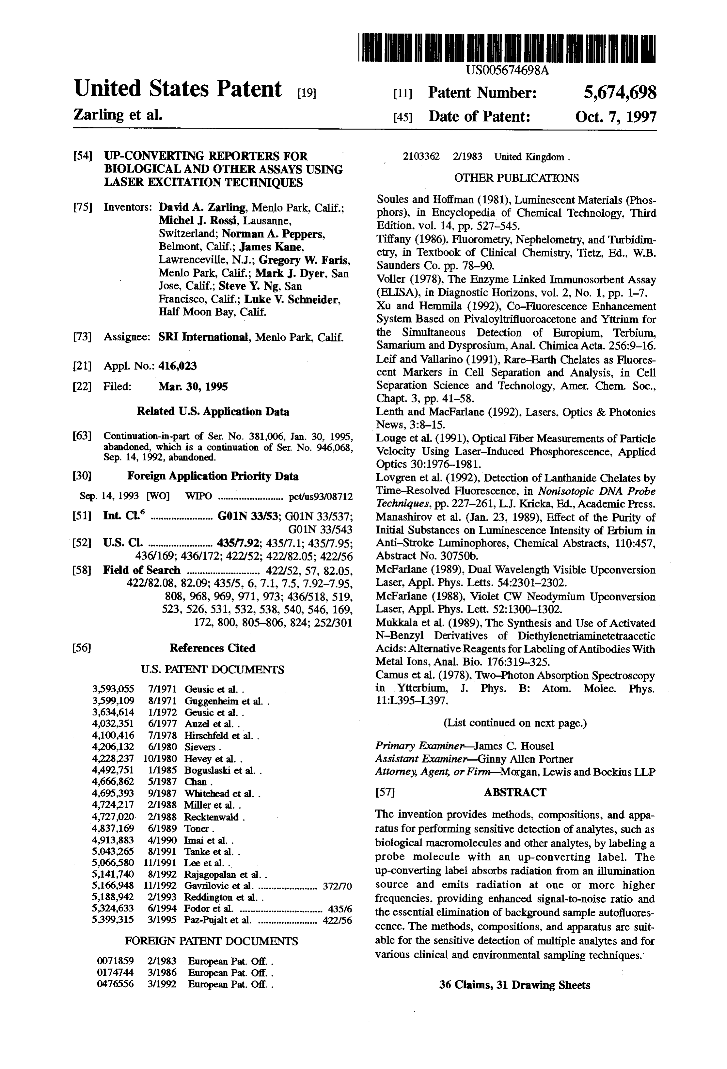 Page 1 of the original patent document