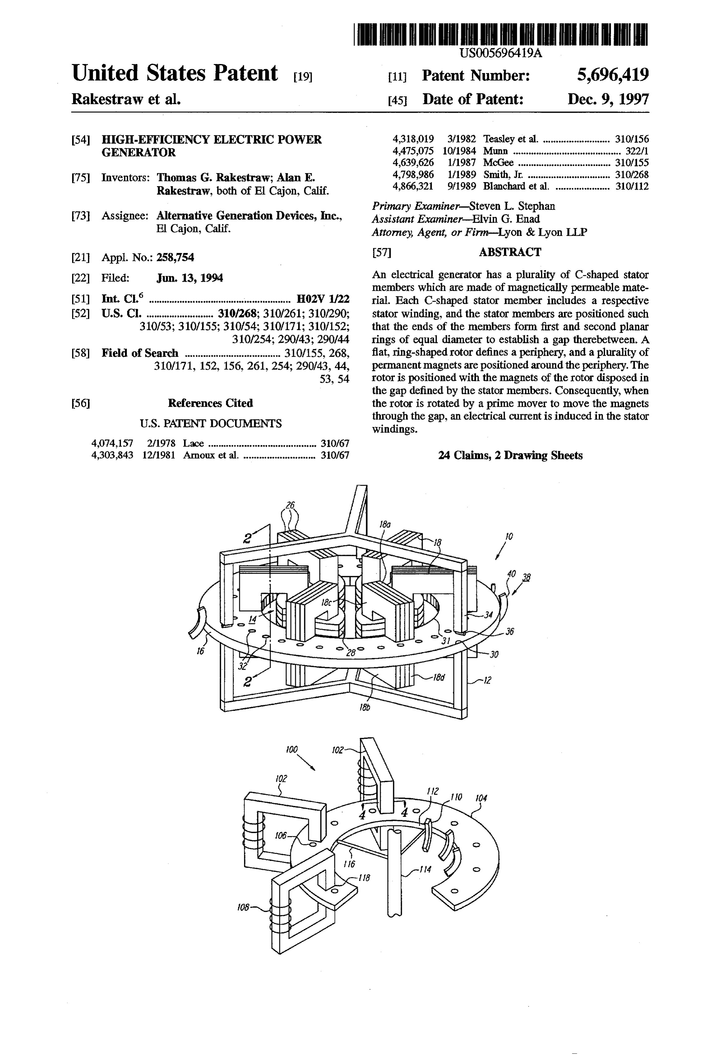 Page 1 of the original patent document