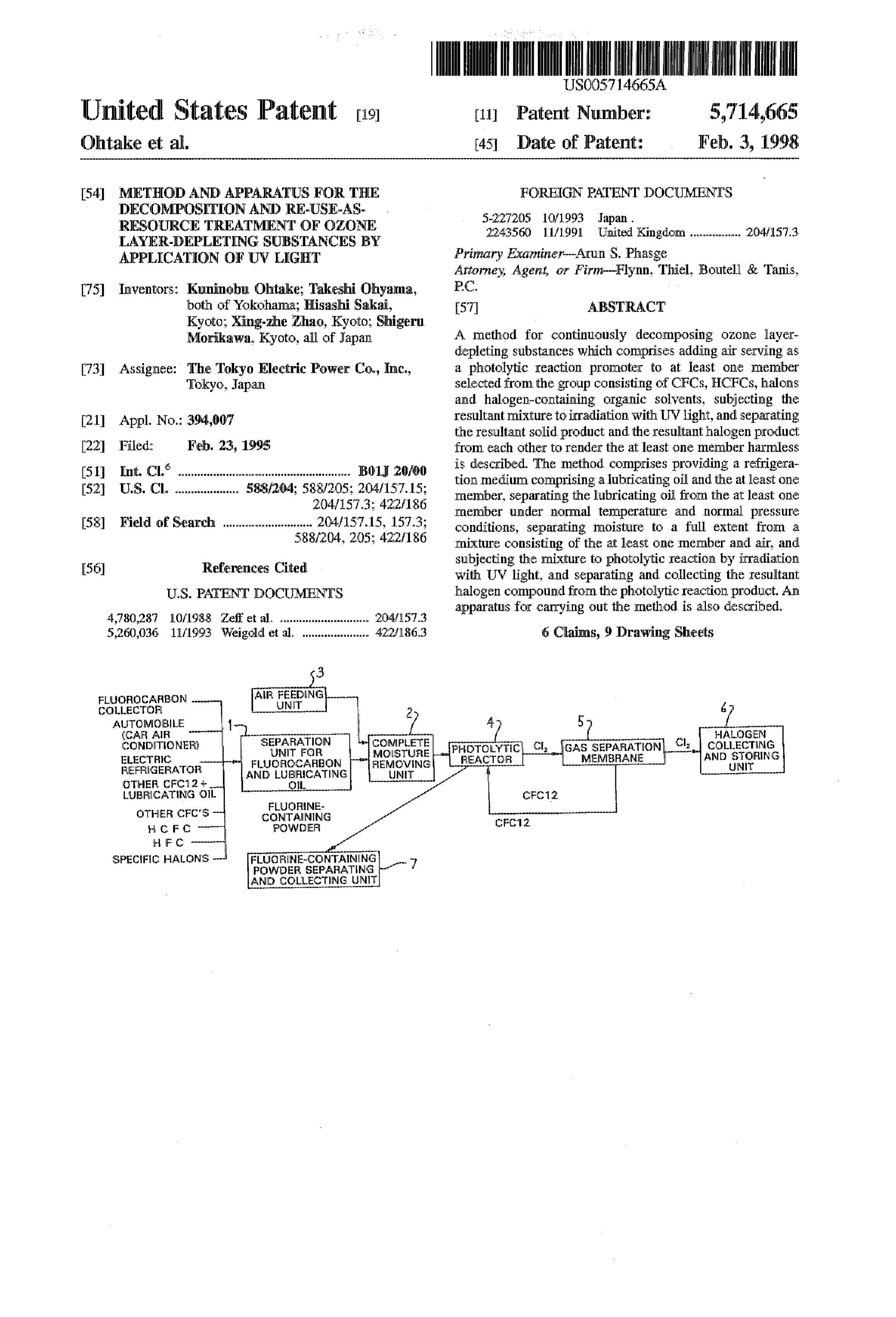 Page 1 of the original patent document